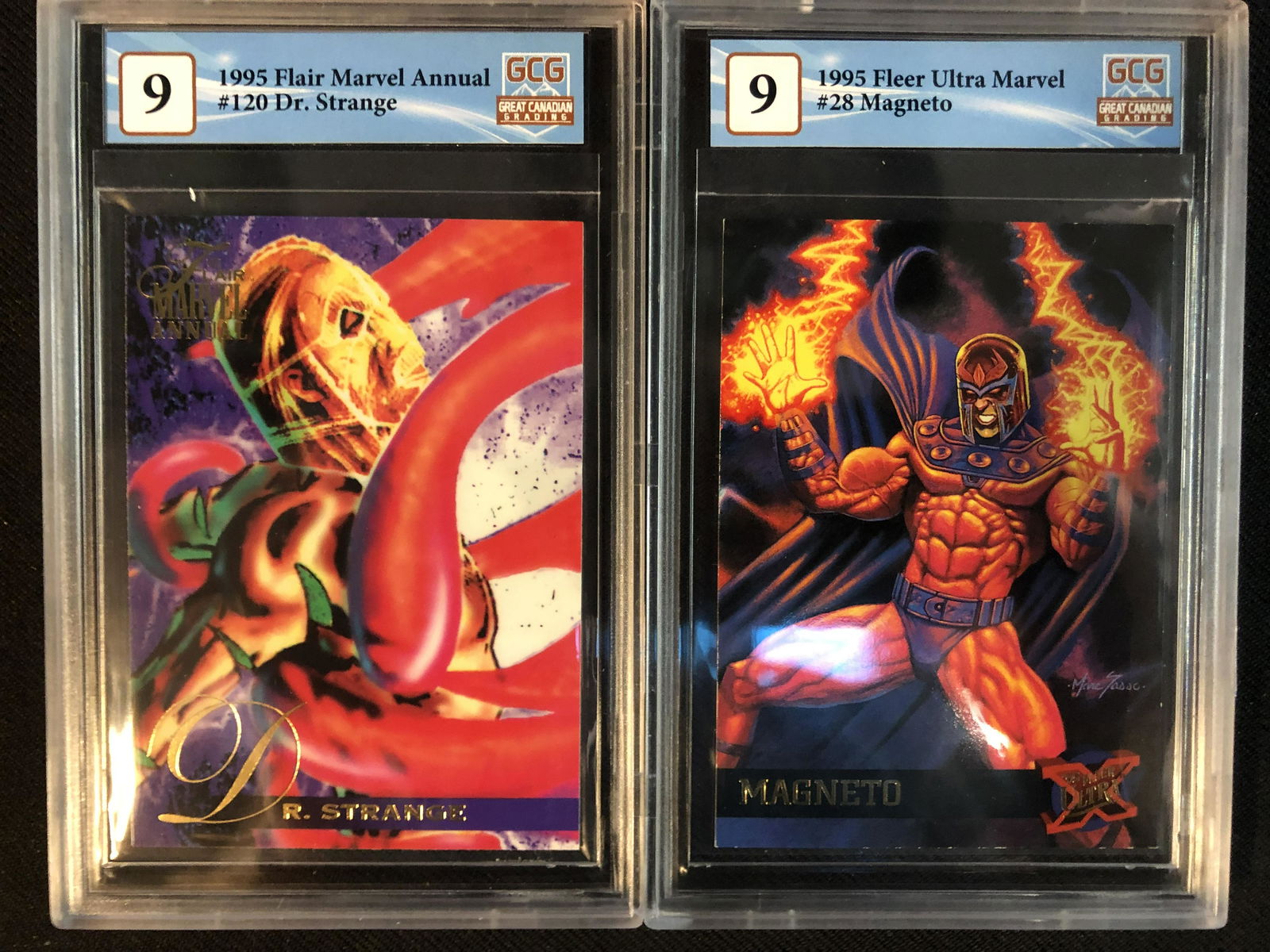 GCG HIGH GRADE 1995 FLAIR MARVEL ANNUAL CARD LOT (1 of 1)