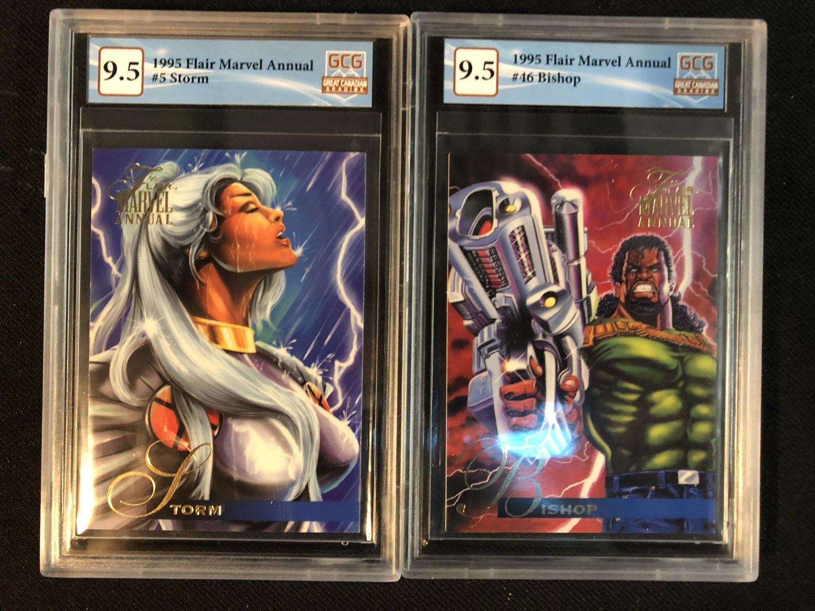 GCG HIGH GRADE 1995 FLAIR MARVEL ANNUAL CARD LOT (1 of 1)