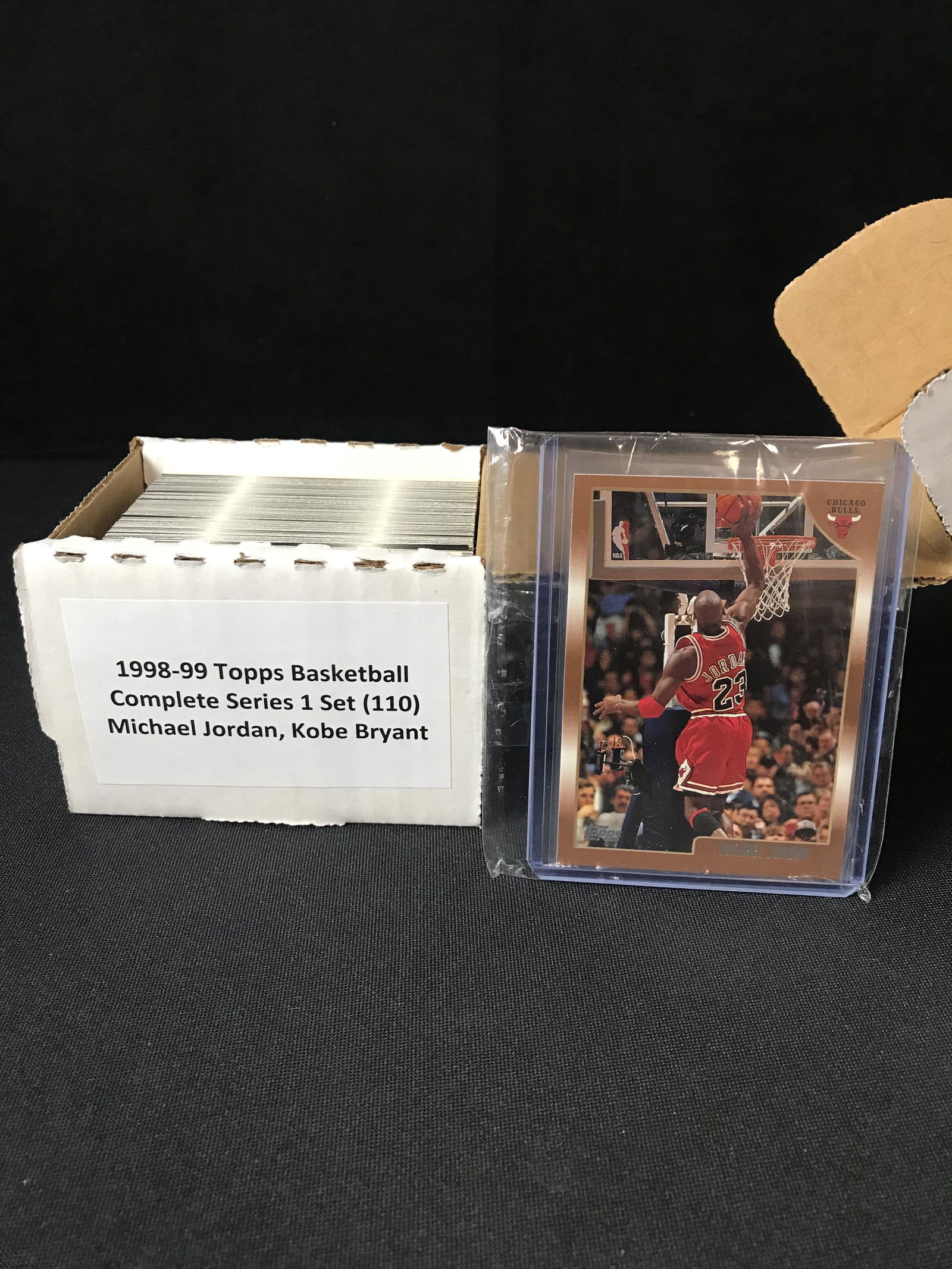 1998-99 TOPPS BASKETBALL COMPLETE SET WITH JORDAN AND BRYANT (1 of 1)