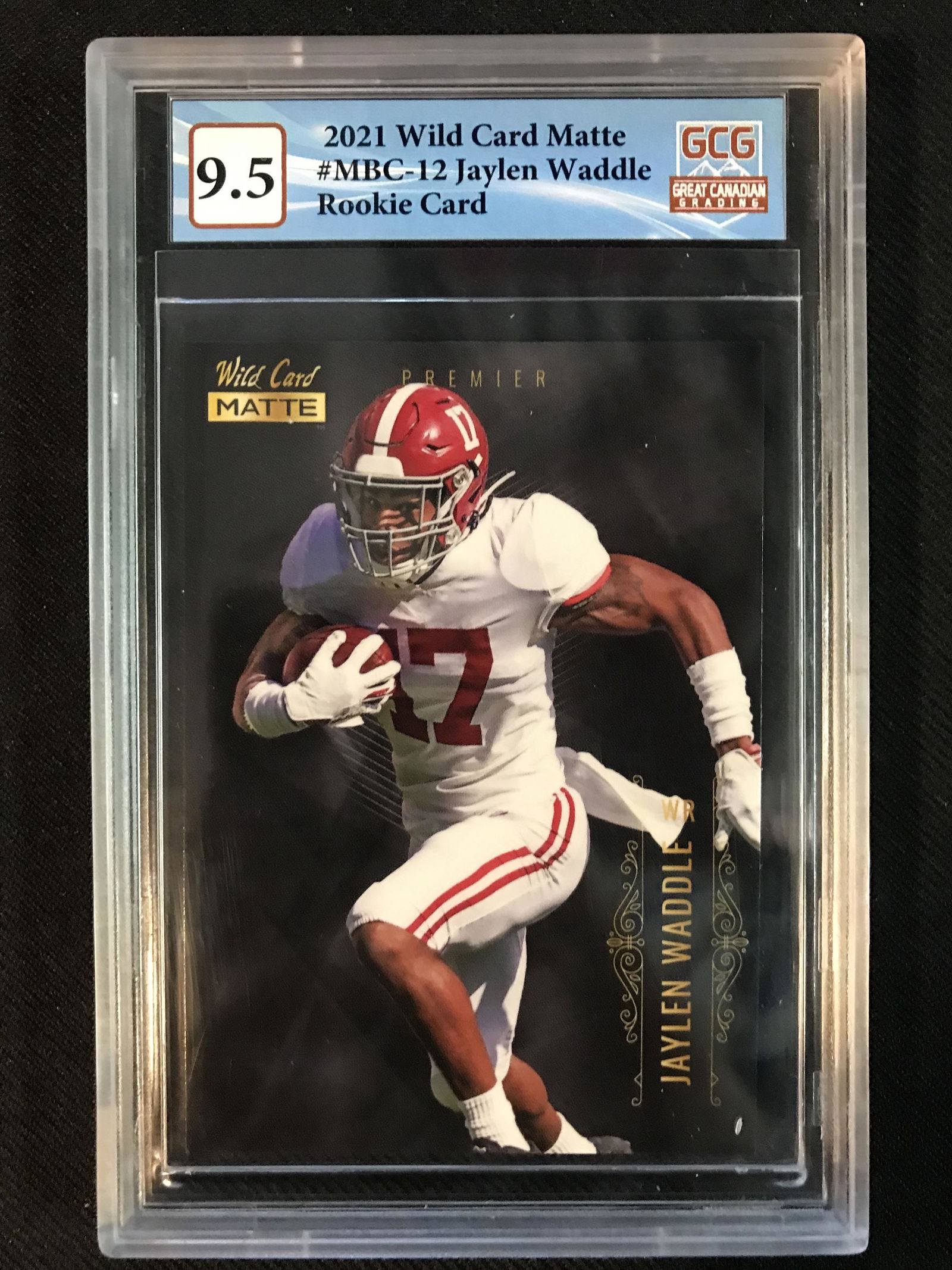 2021 WILD CARD MATTE JAYLEN WADDLE RC (GCG 9.5) (1 of 1)