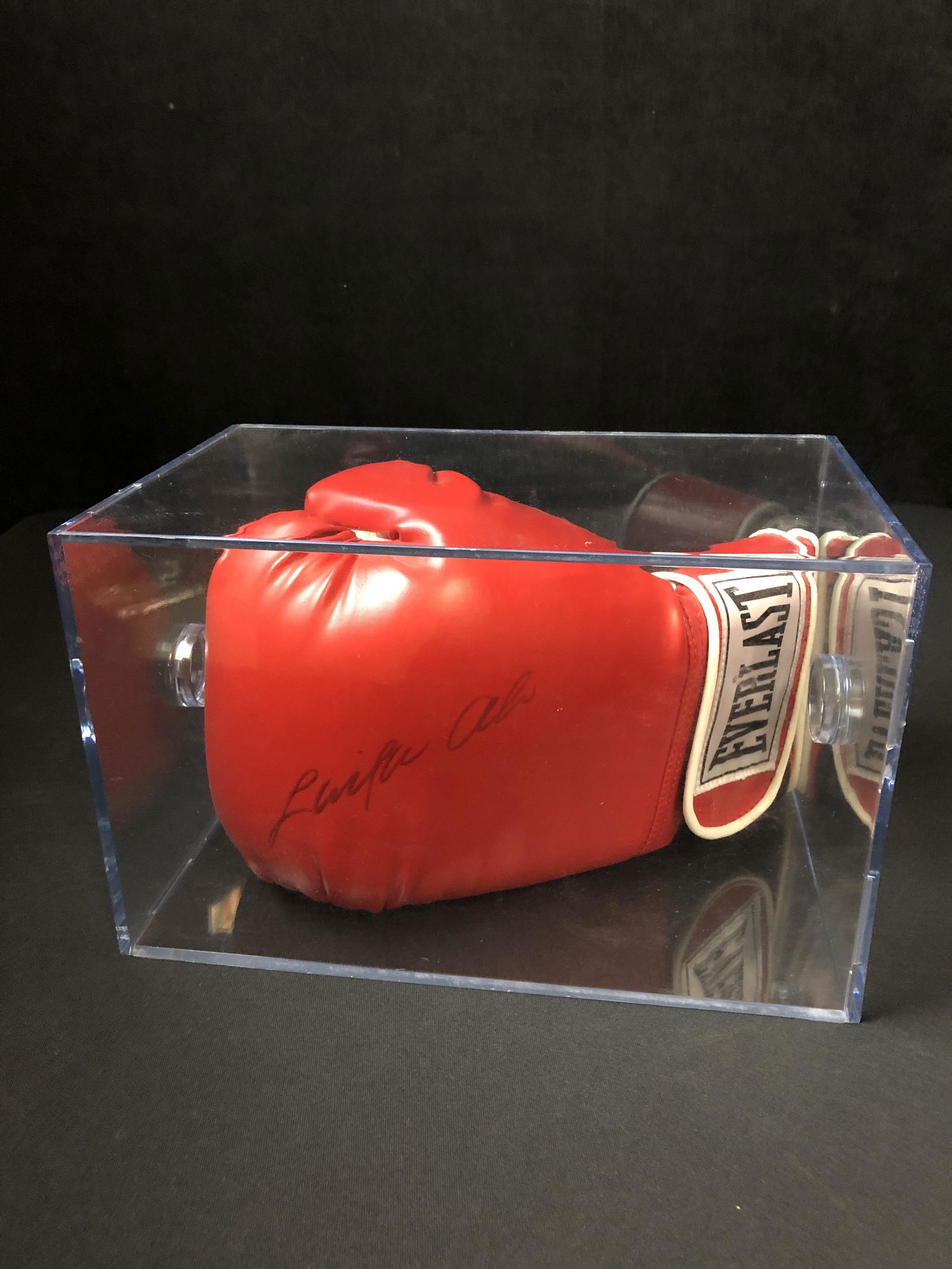 LAILA ALI SIGNED RED EVERLAST BOXING GLOVE (1 of 2)