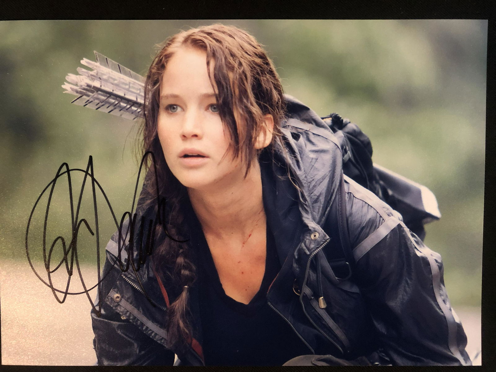 JENNIFER LAWRENCE SIGNED 8X10 PHOTO (RA COA) (1 of 2)