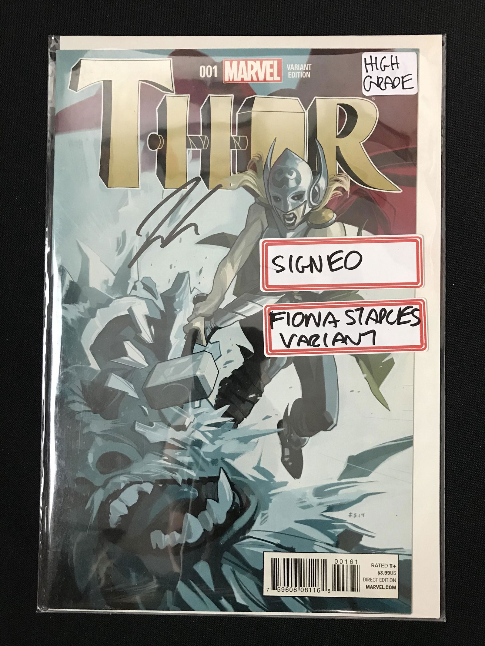 SIGNED THOR NO.1 (MARVEL COMICS) (1 of 1)
