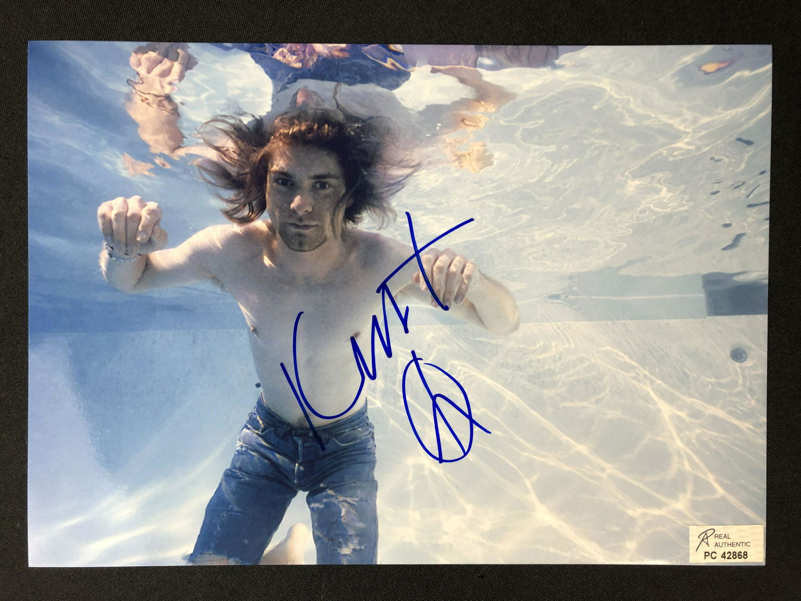KURT COBAIN SIGNED 8X10 PHOTO (RA COA) (1 of 2)