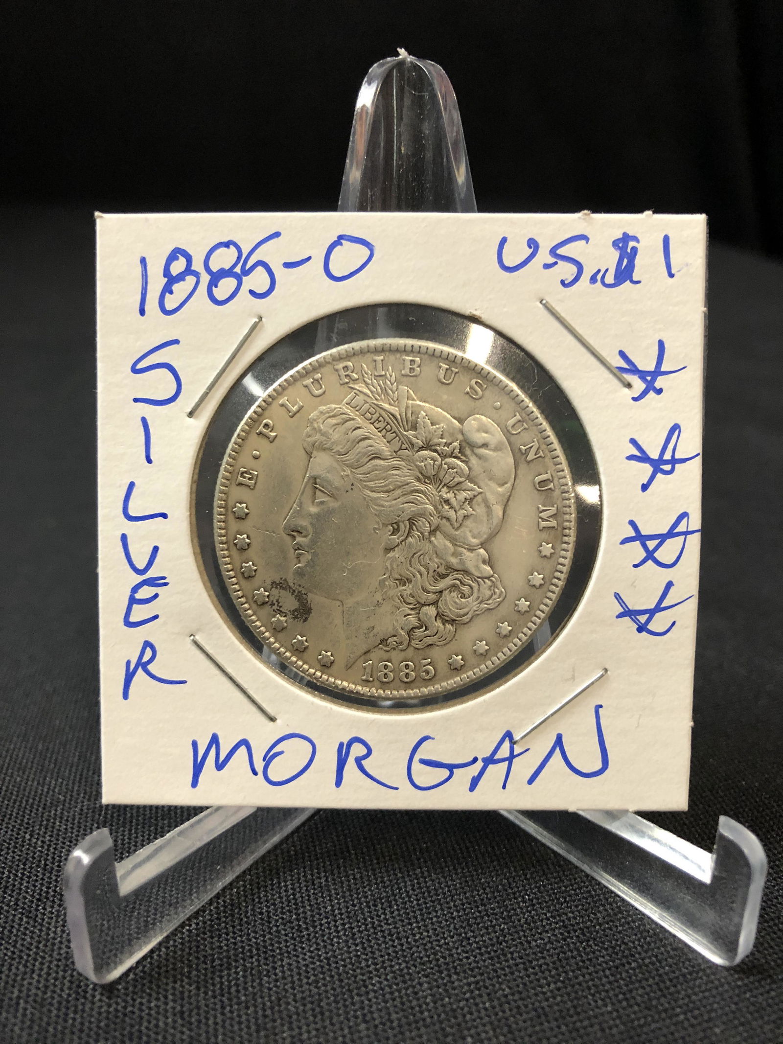 1885 O UNCIRCULATED MORGAN SILVER DOLLAR .900 SILVER: 1885 O UNCIRCULATED MORGAN SILVER DOLLAR .900 SILVER