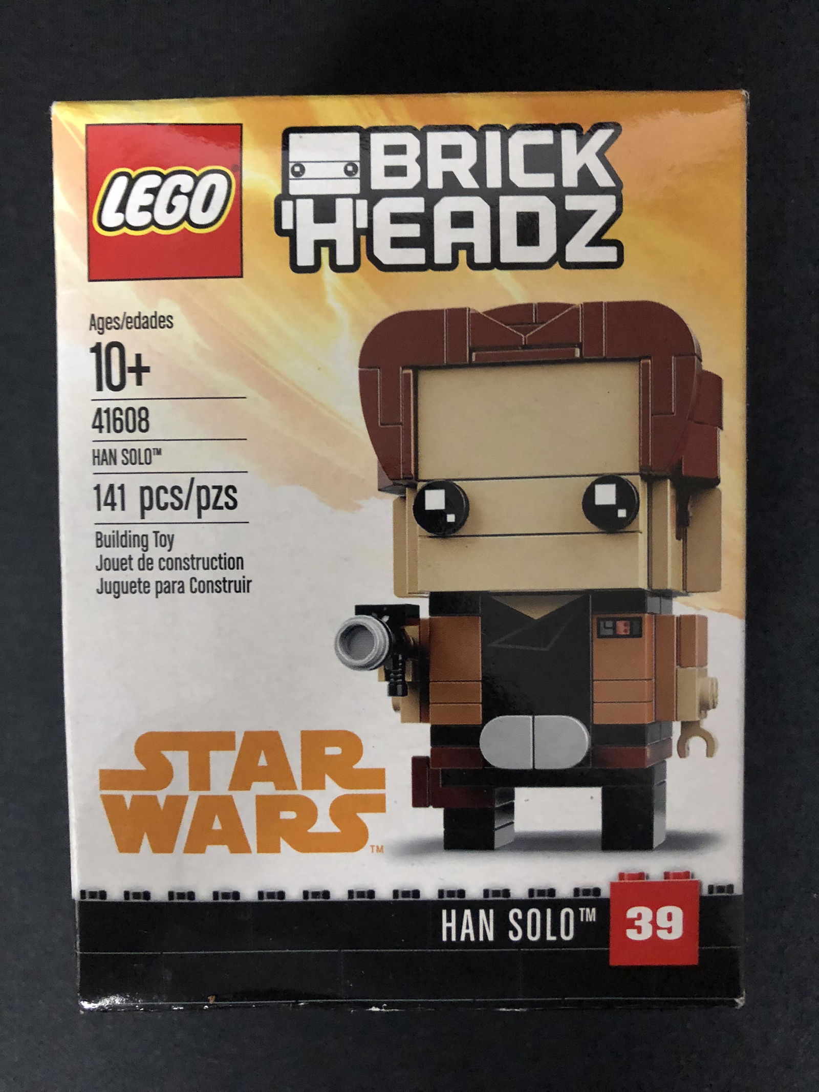 LEGO BRICK HEADZ 'HAN SOLO' BUILDING TOY 41608: LEGO BRICK HEADZ 'HAN SOLO' BUILDING TOY 41608