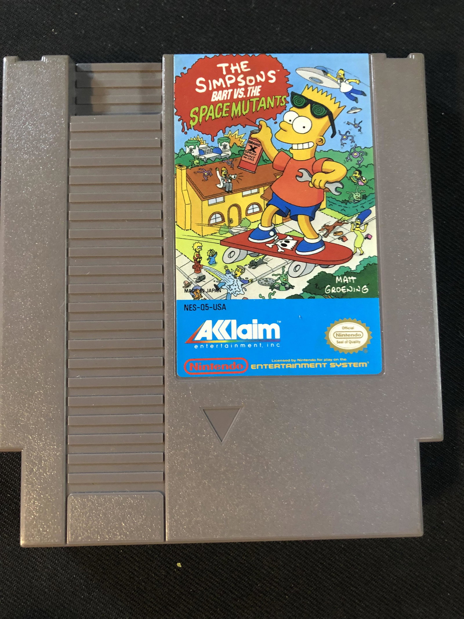 NINTENDO 'THE SIMPSONS: BART VS THE SPACE MUTANTS' VIDEO GAME: NINTENDO 'THE SIMPSONS: BART VS THE SPACE MUTANTS' VIDEO GAME