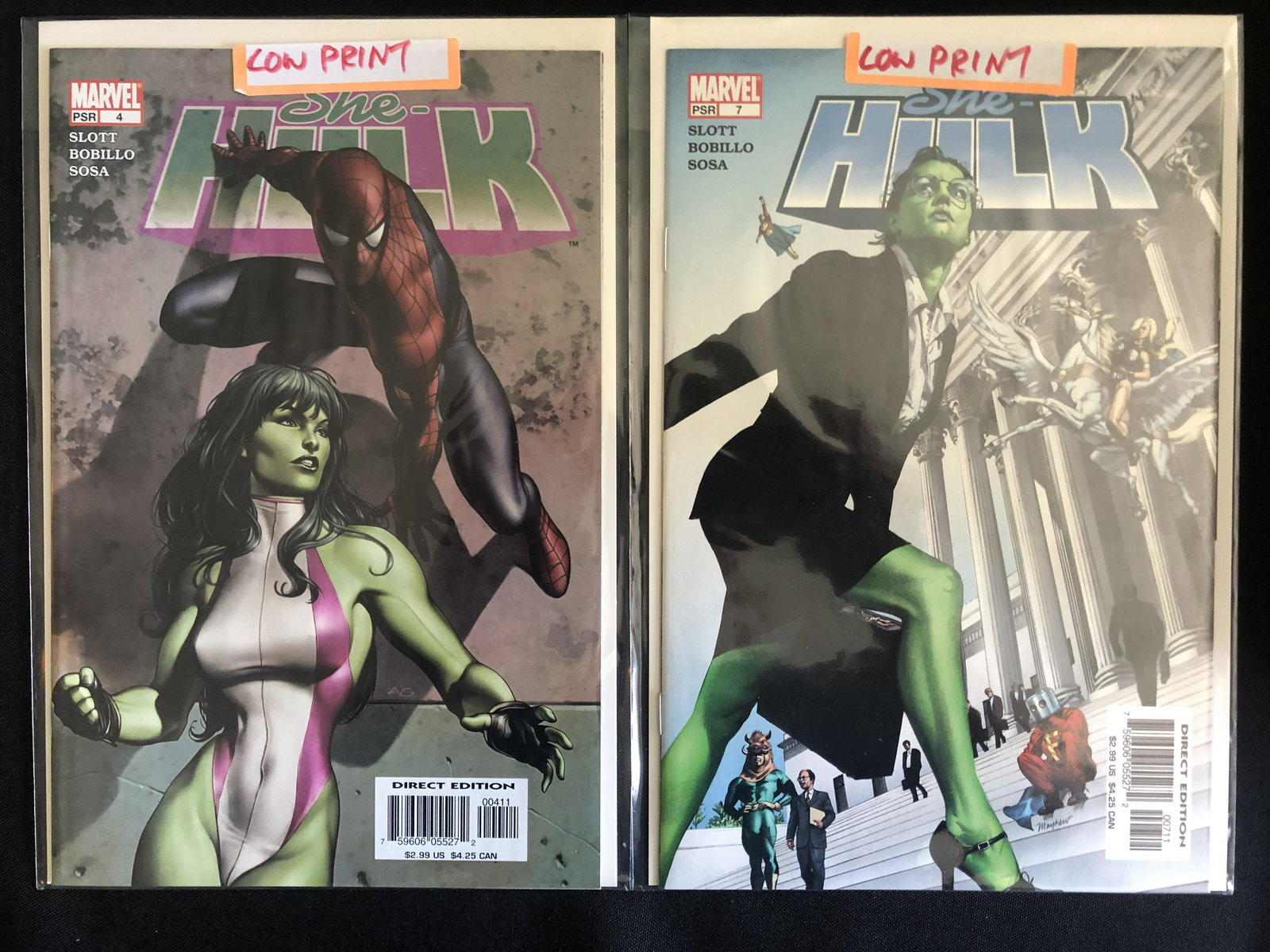 SHE-HULK NO.4/NO.7 (MARVEL COMICS) (1 of 1)