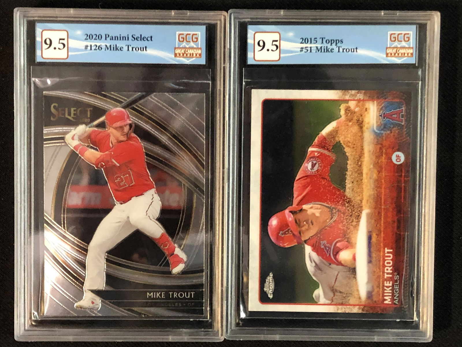 GCG HIGH GRADE MIKE TROUT CARD LOT (1 of 1)