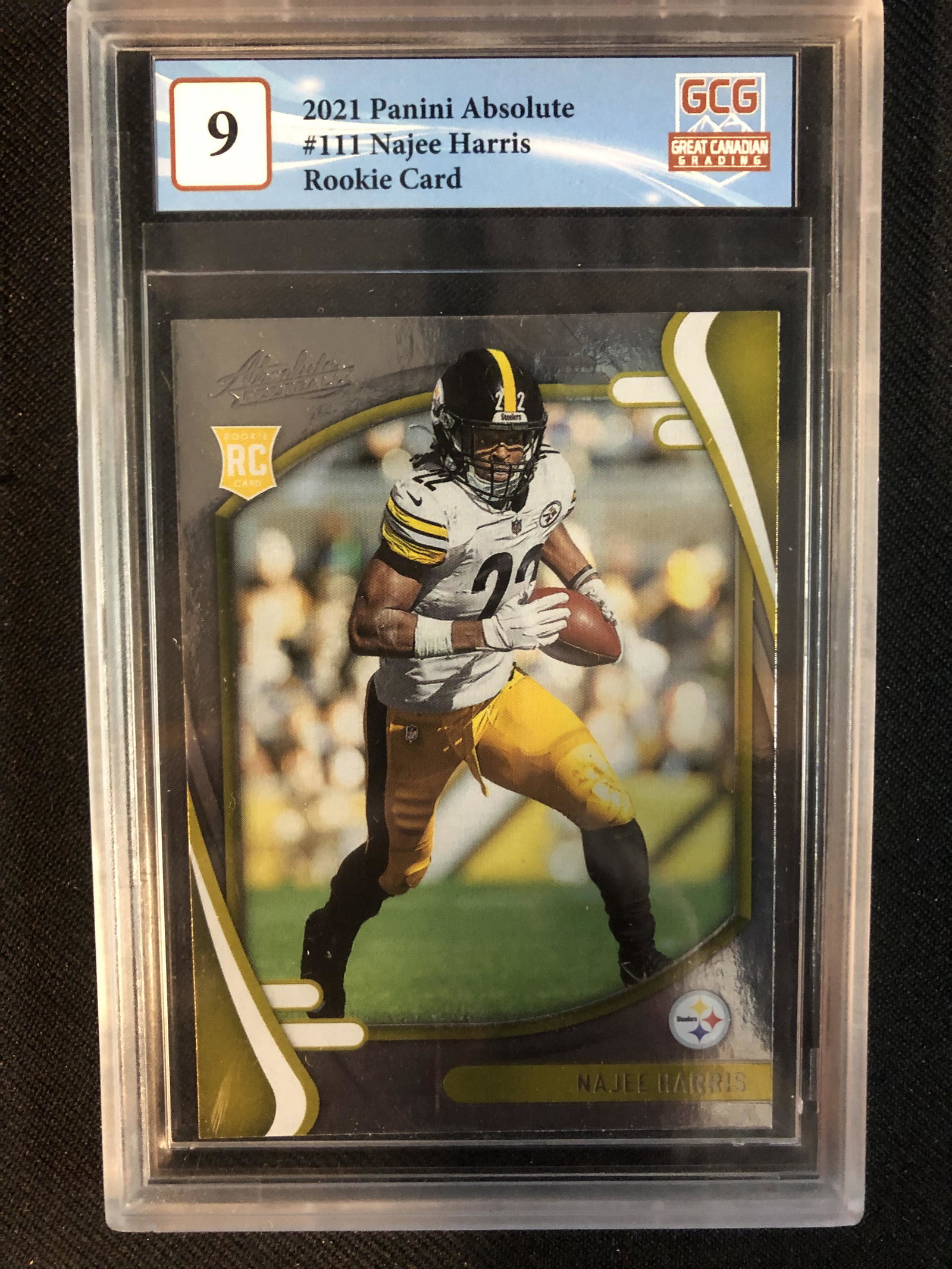 2021 PANINI ABSOLUTE NO.111 NAJEE HARRIS RC (GCG 9) (1 of 1)