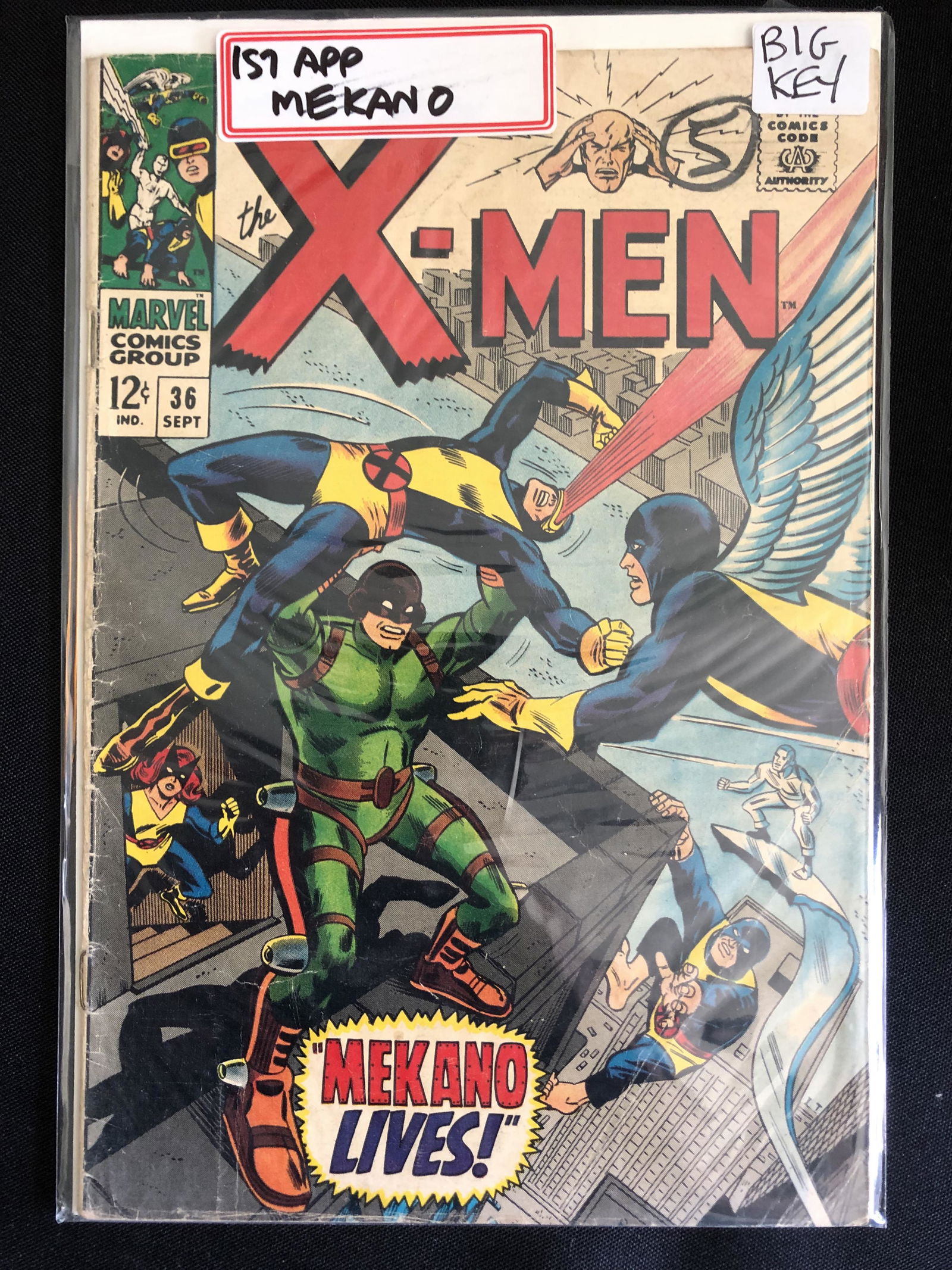 THE X-MEN NO.36 (MARVEL COMICS) (1 of 1)