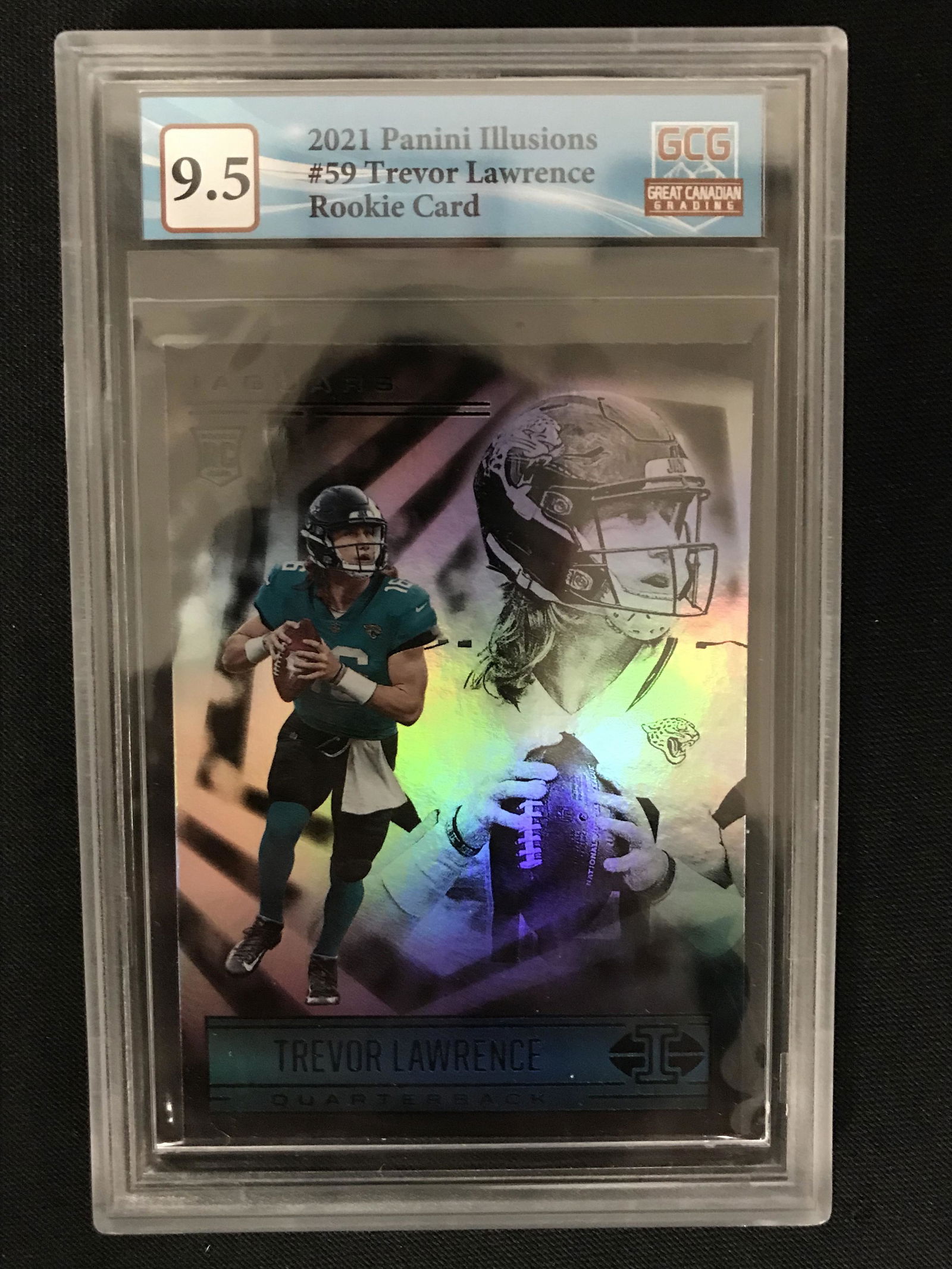 2021 PANINI ILLUSIONS NO.59 TREVOR LAWRENCE RC (GCG 9.5) (1 of 1)