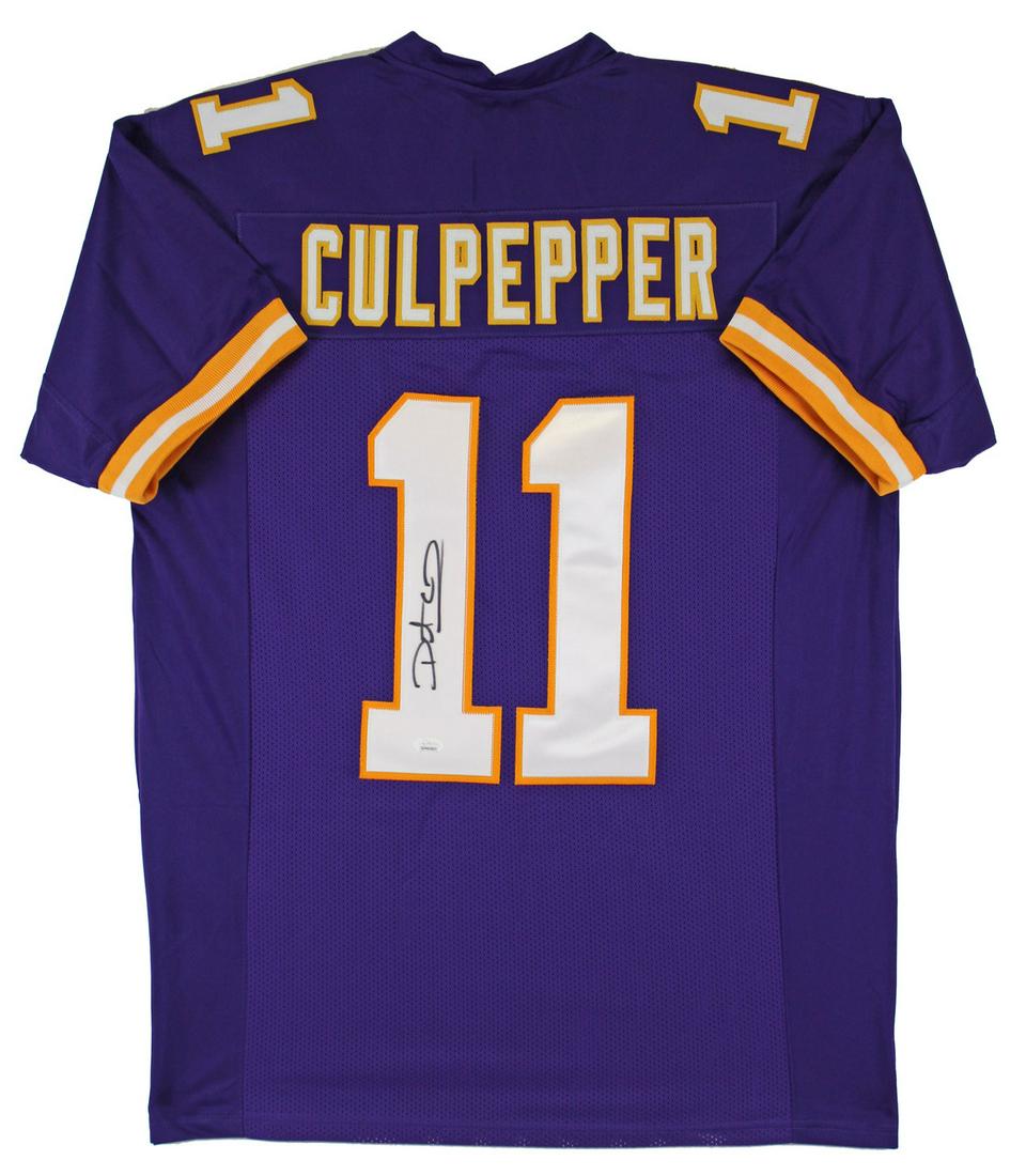 DANTE CULPEPPER SIGNED VIKINGS PRO STYLE JERSEY (BECKETT COA) (1 of 3)