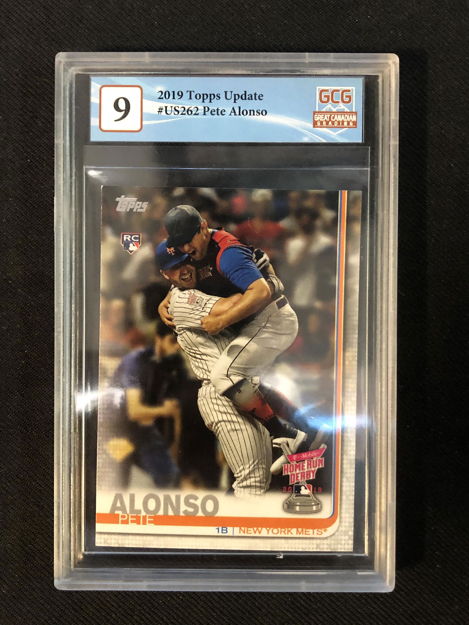 2019 TOPPS UPDATE NO.US262 PETE ALONSO RC (GCG 9) (1 of 1)