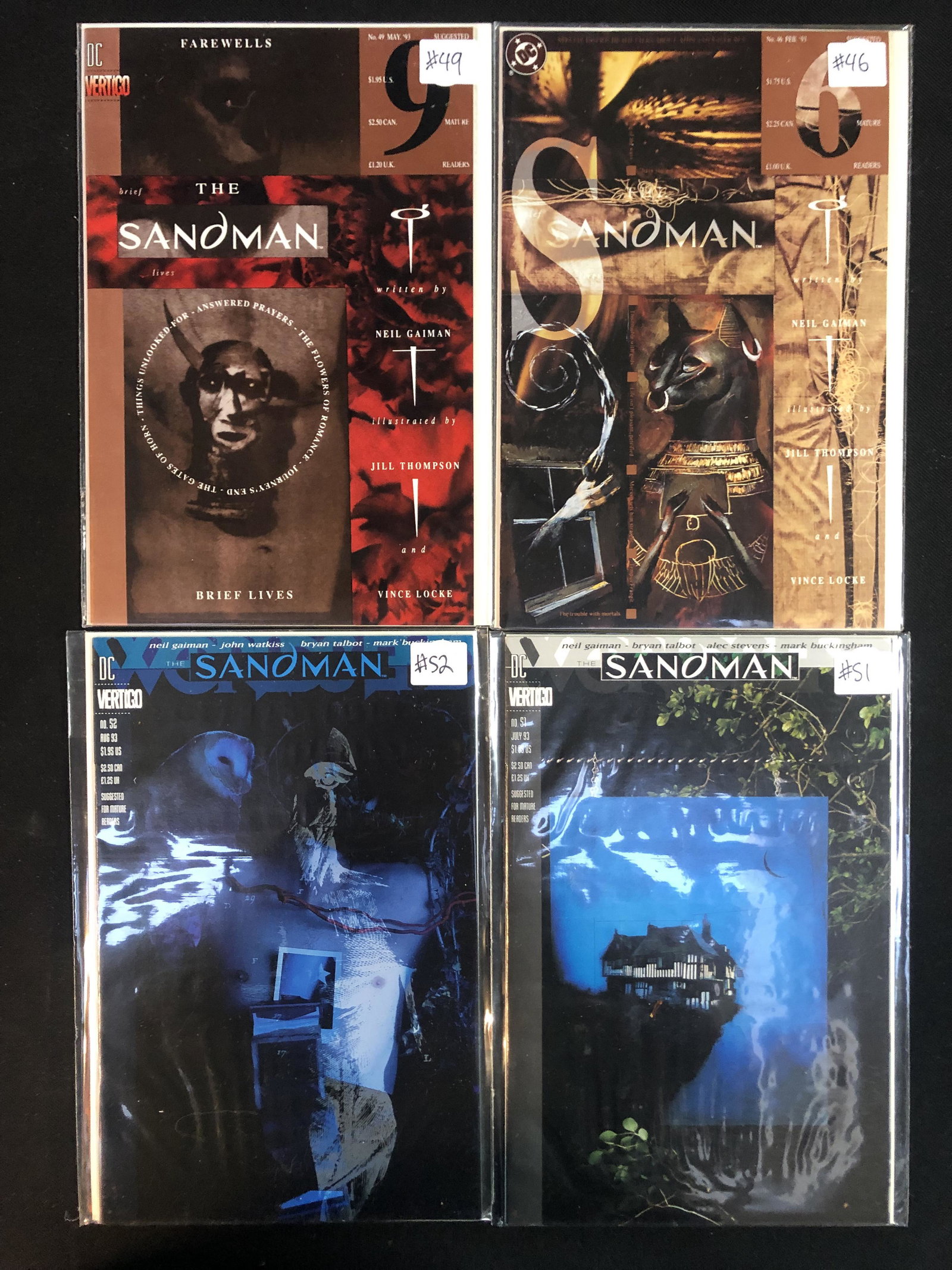 ASSORTED THE SANDMAN COMIC BOOK LOT (1 of 1)
