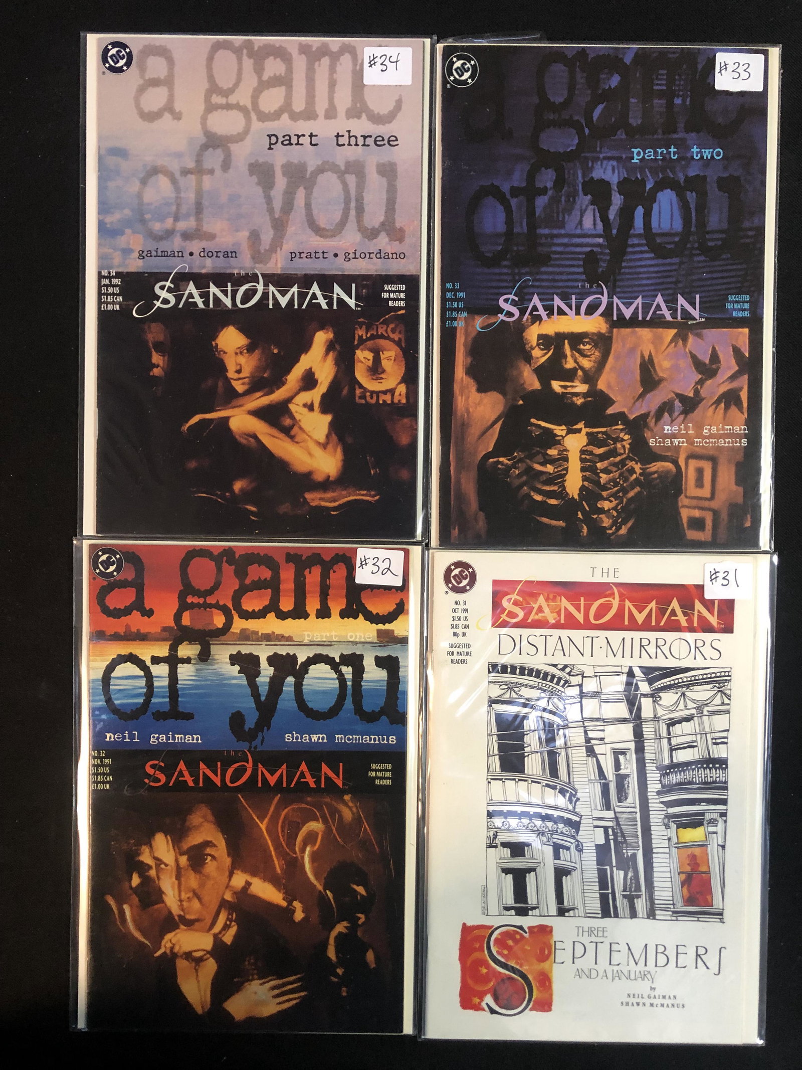 ASSORTED THE SANDMAN COMIC BOOK LOT (1 of 1)