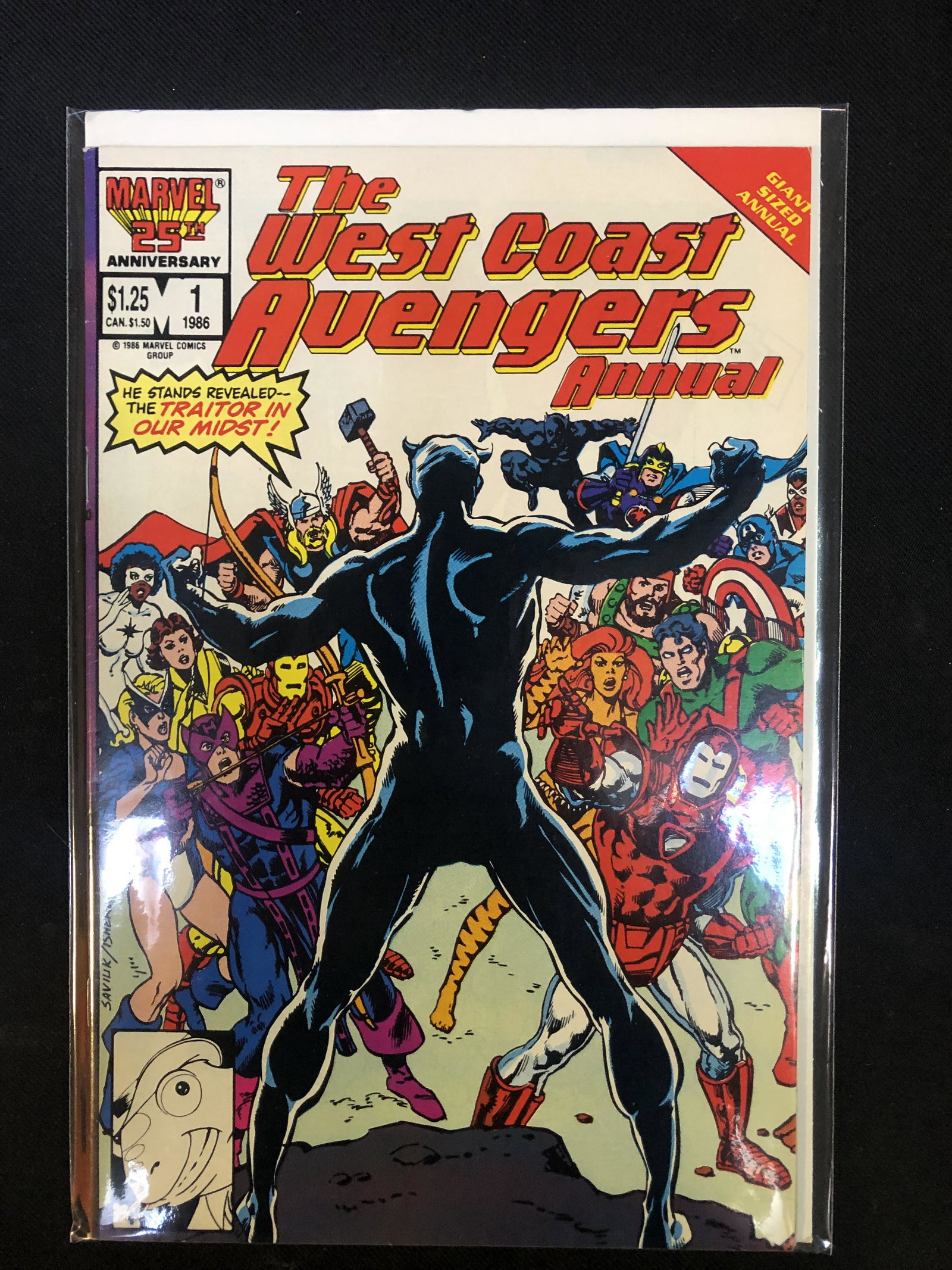 THE WEST COAST AVENGERS NO.1 (MARVEL COMICS) (1 of 1)