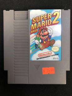 NINTENDO (NES) "SUPER MARIO BROS 2" VIDEO GAME: NINTENDO (NES) "SUPER MARIO BROS 2" VIDEO GAME