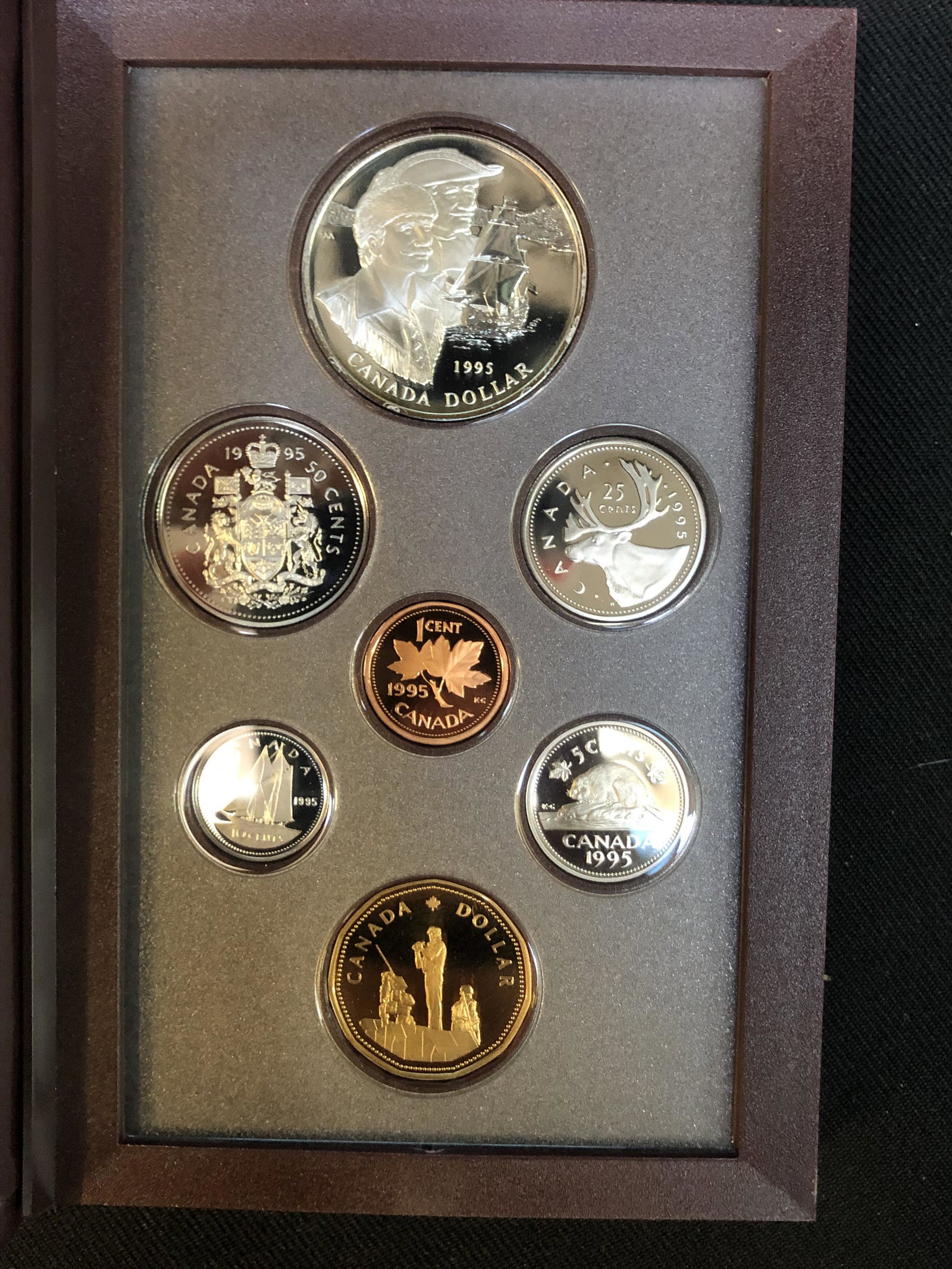 1995 CANADIAN  PROOF SILVER DOUBLE DOLLAR SET (1 of 1)