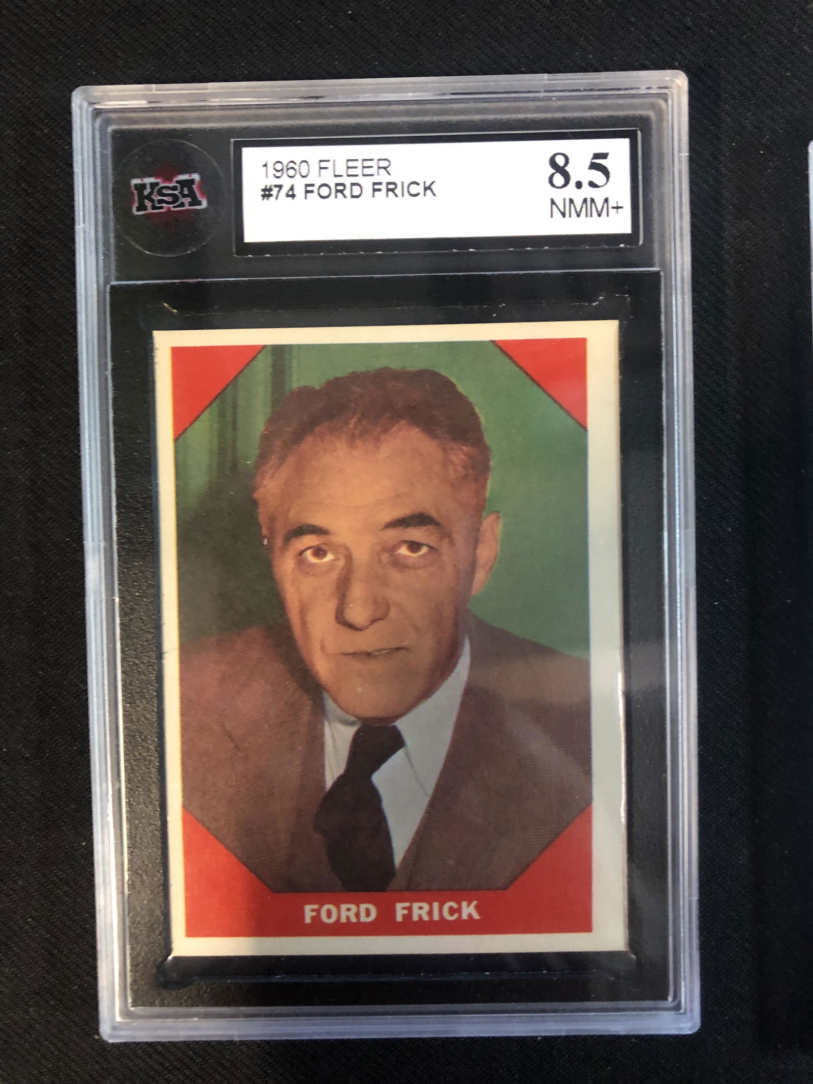 1960 FLEER NO.74 FORD FRICK (KSA 8.5 NMM ) (1 of 1)