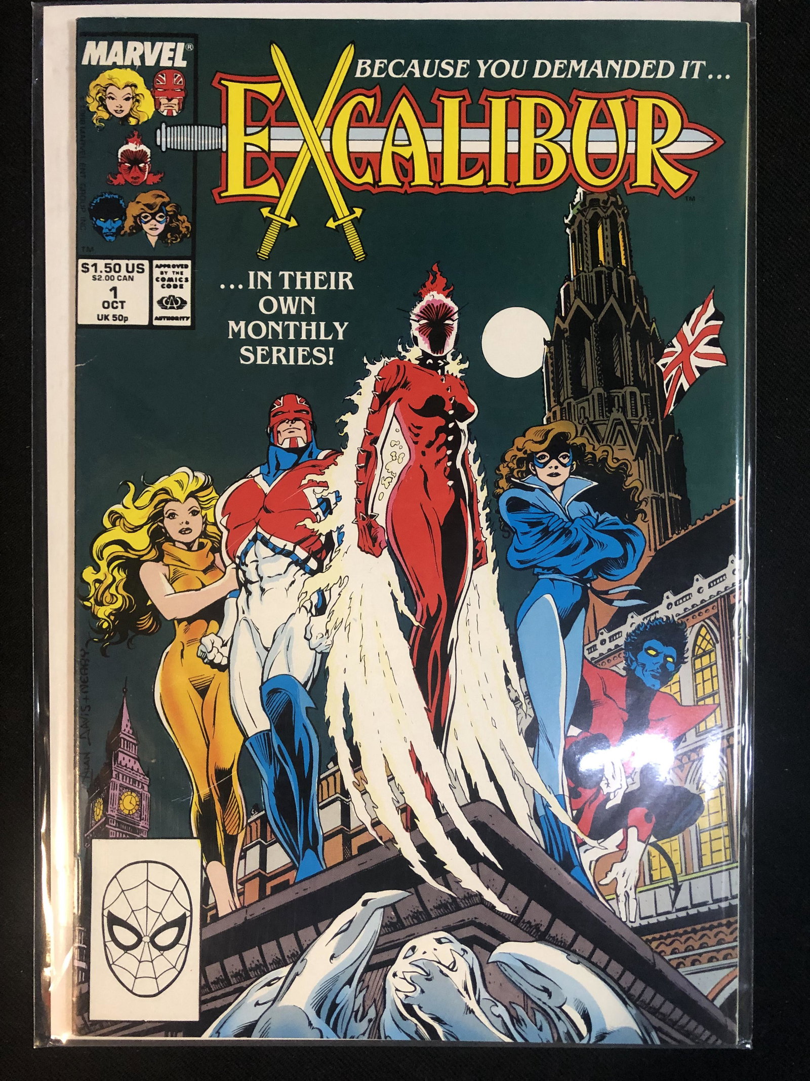 EXCALIBUR NO.1 (MARVEL COMICS) (1 of 1)