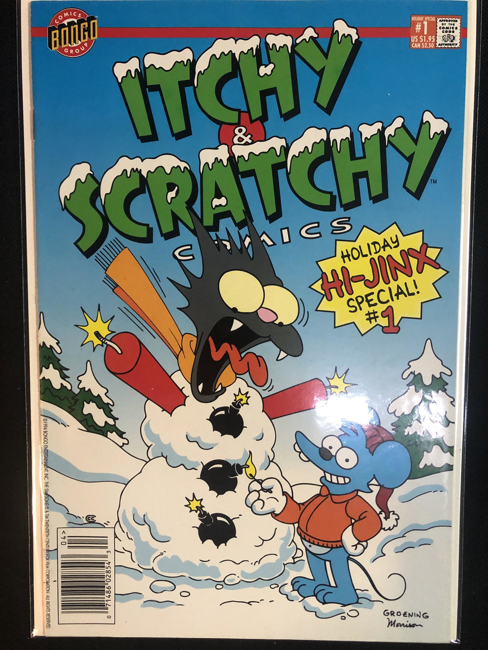 ITCHY AND SCRATCHY NO.1 (BONGO COMICS) (1 of 1)