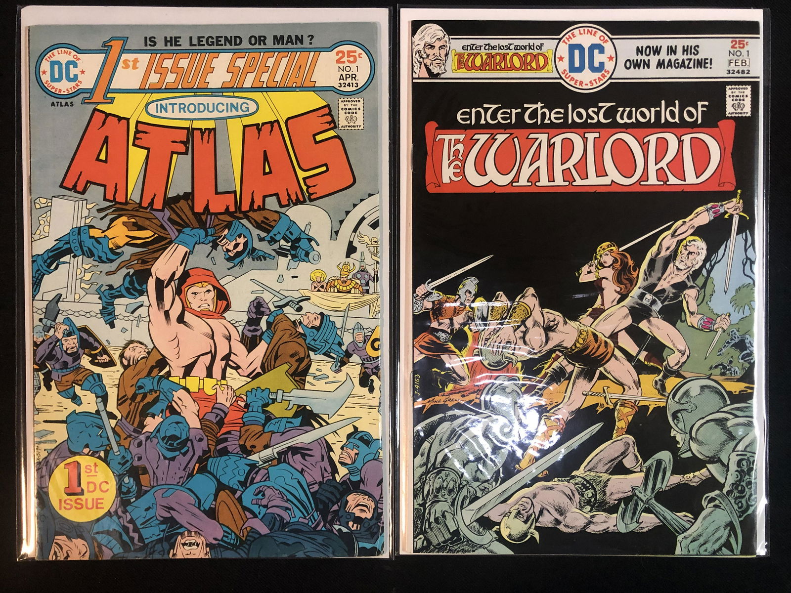 ATLAS NO.1/THE WARLORD NO.1 (DC COMICS) (1 of 1)