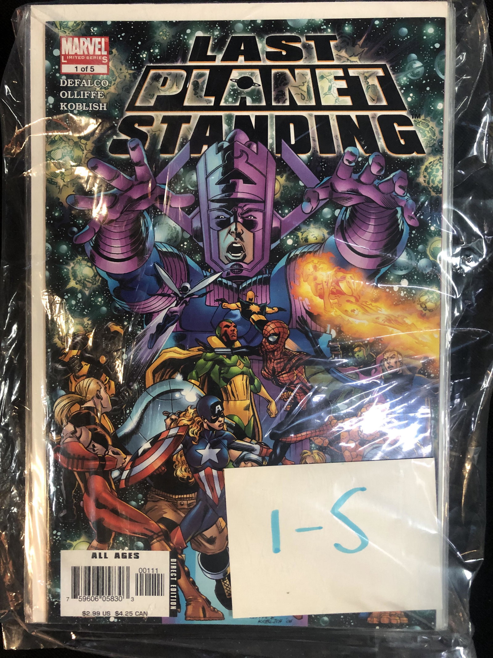 LAST PLANET STANDING NO.1-5 (MARVEL COMICS) (1 of 1)