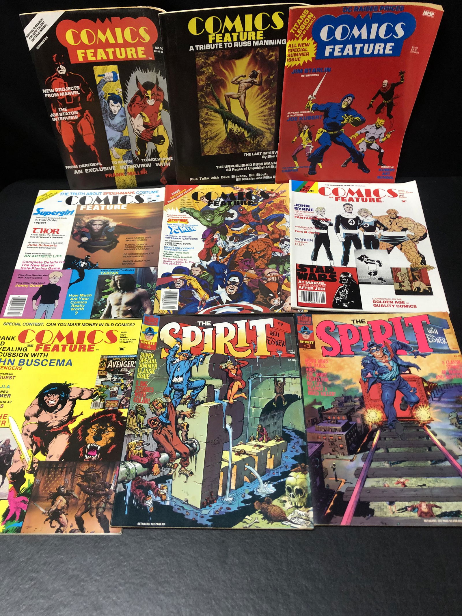 COMICS FEATURE/ THE SPIRIT COMIC BOOK LOT (1 of 1)