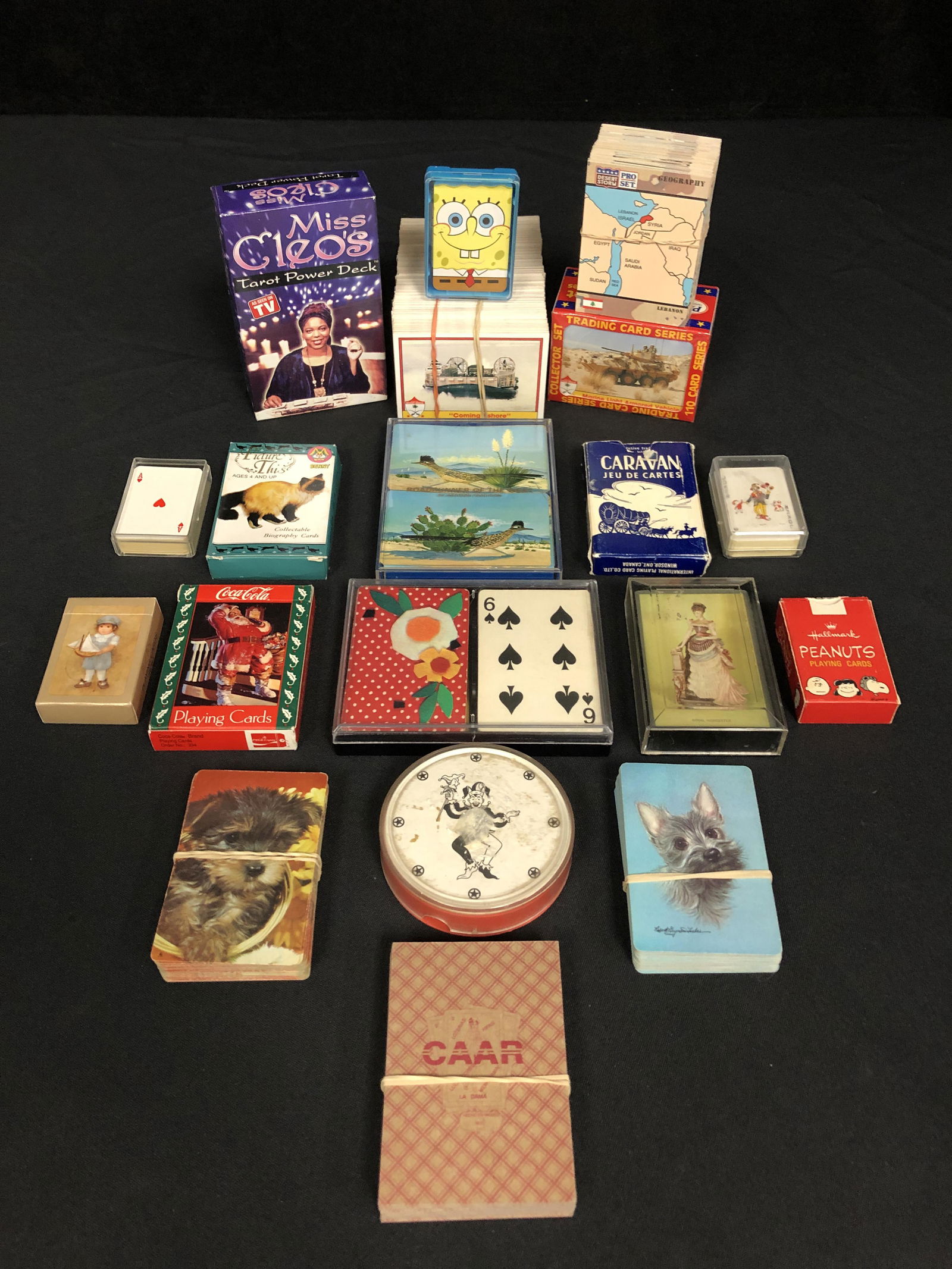 ASSORTED PLAYING CARDS AND TRADING CARD LOT (1 of 1)