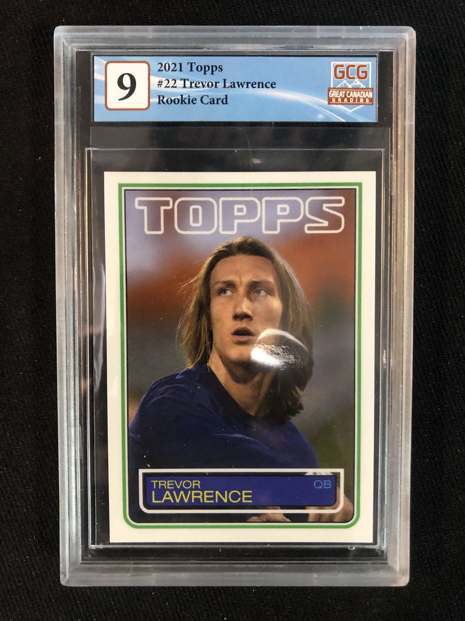 2021 TOPPS NO.22 TREVOR LAWRENCE RC (GCG 9) (1 of 1)