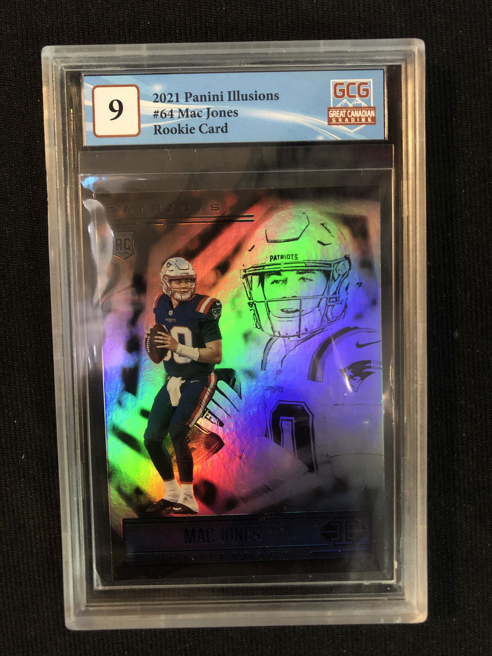 2021 PANINI ILLUSIONS NO.64 MAC JONES RC (GCG 9) (1 of 1)