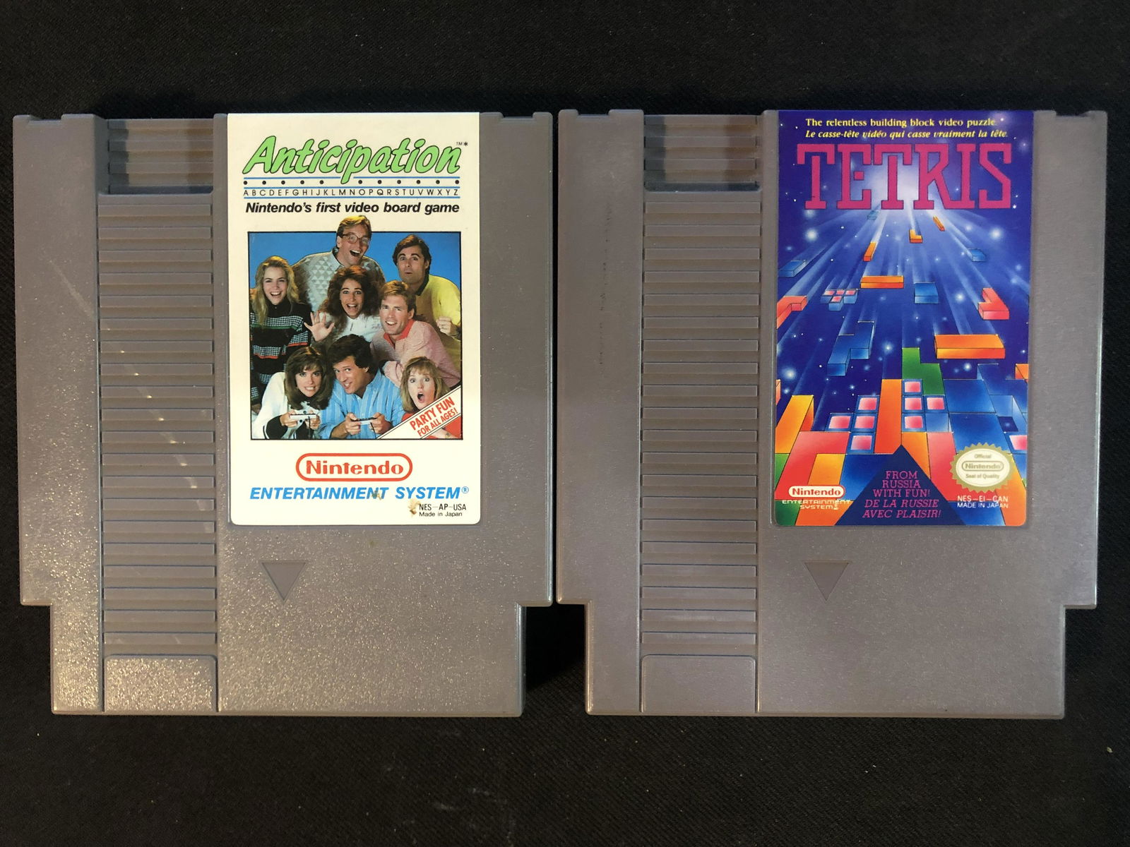 NINTENDO (NES) VIDEO GAME LOT (ANTICIPATION/ TETRIS) (1 of 1)