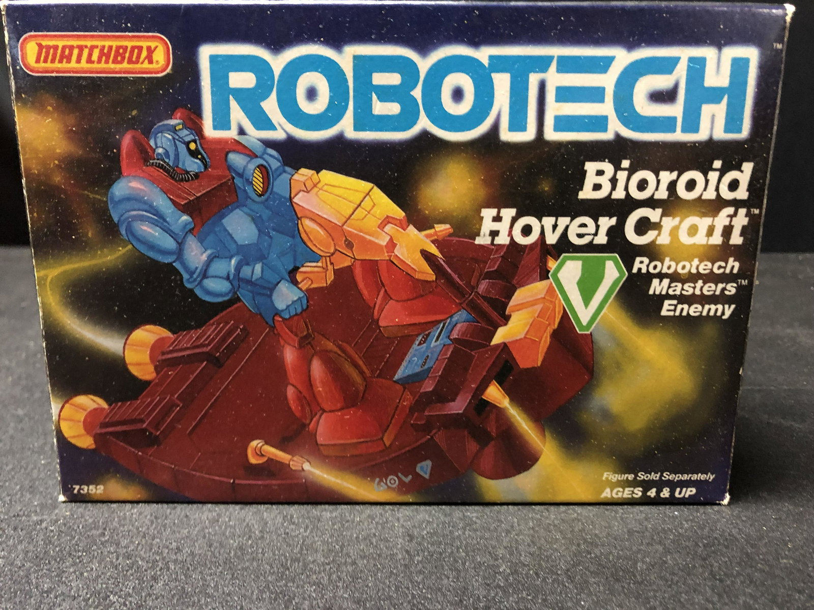 Vintage 1985 Matchbox ROBOTECH BIOROID HOVER CRAFT: Vintage 1985 Matchbox ROBOTECH BIOROID HOVER CRAFT