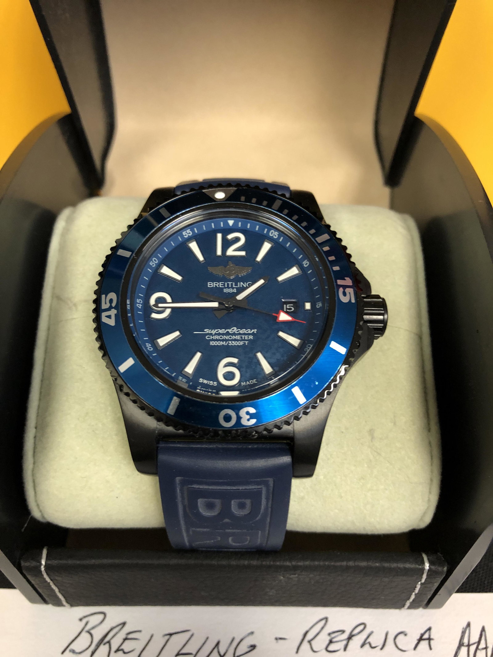 AAA REPLICA BREITLING SUPER OCEAN CHRONOMETER "DATE" AUTOMATIC WATCH: AAA REPLICA BREITLING SUPER OCEAN CHRONOMETER "DATE" AUTOMATIC WATCH