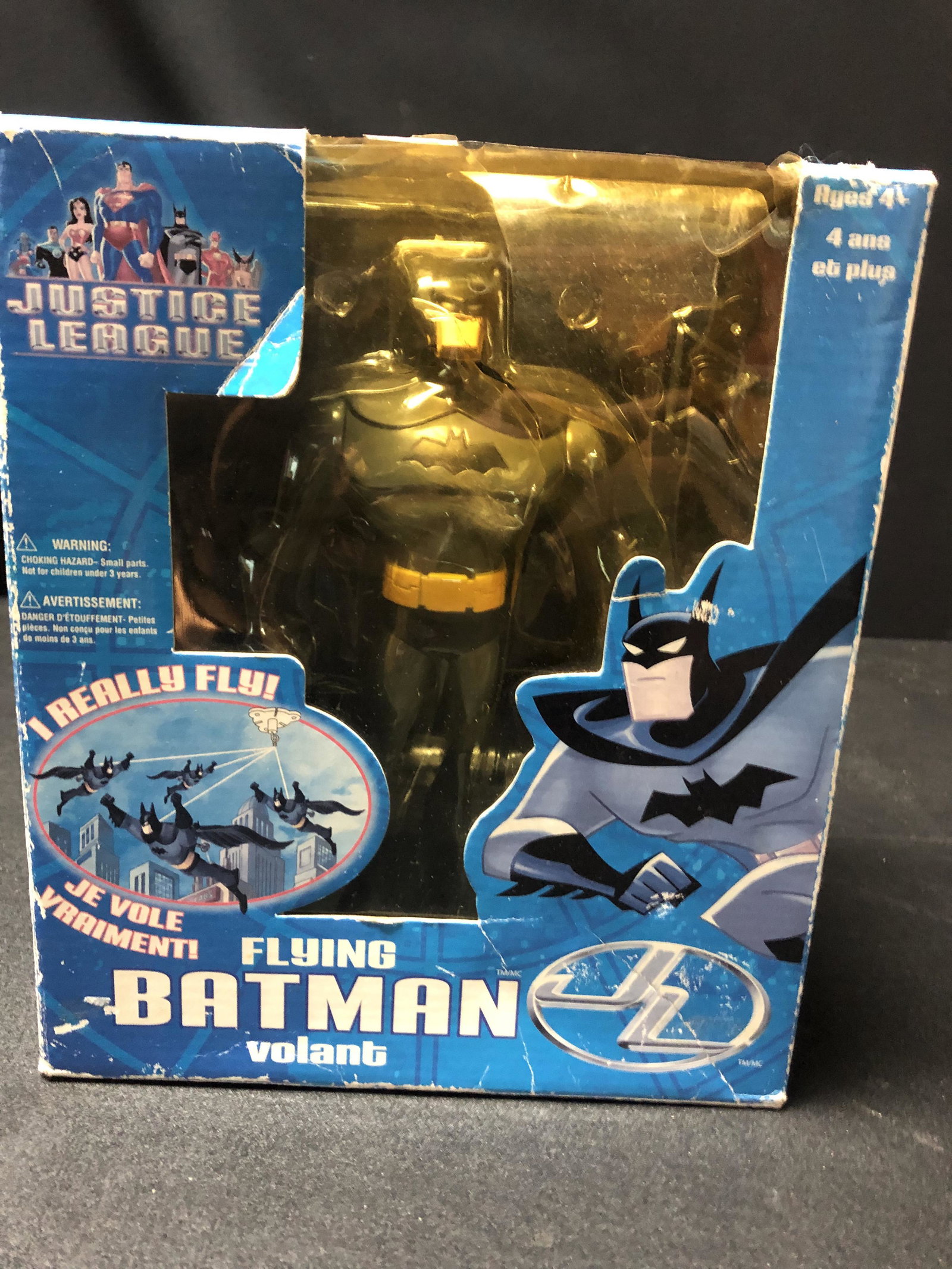 Fusion Toys 2003 JUSTICE LEAGUE FLYING BATMAN Figure in BOX (1 of 1)
