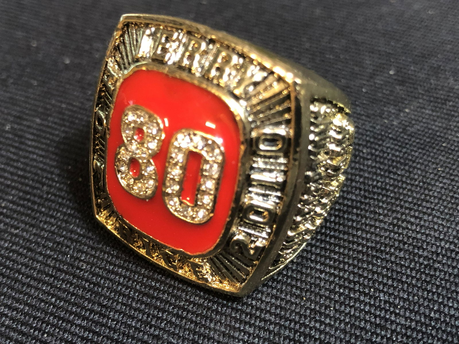 JERRY RICE #80 HALL OF FAME 2010 CHAMPIONSHIP REPLICA RING (1 of 2)