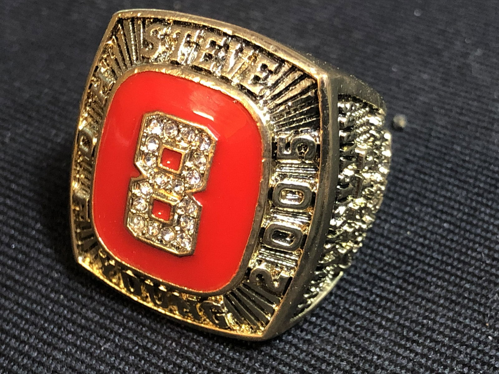 STEVE YOUNG #8 HALL OF FAME 2005 CHAMPIONSHIP REPLICA RING (1 of 2)