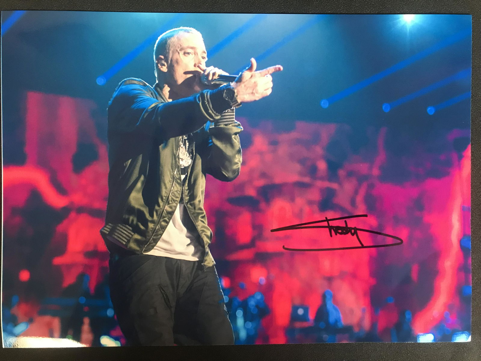 EMINEM SIGNED 8X10 PHOTO (RA COA) (1 of 2)
