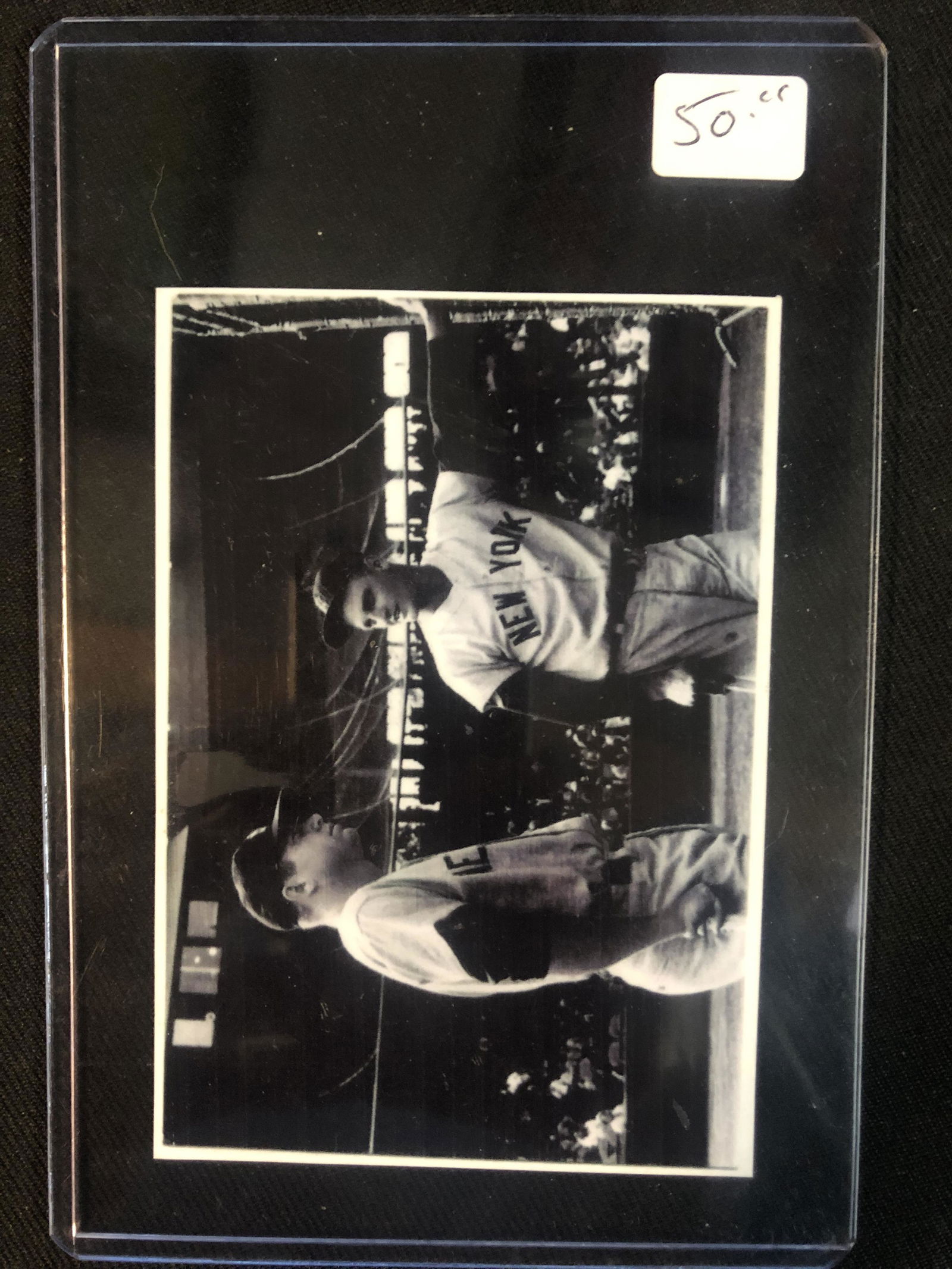 1961 M&M BOYS INC MICKEY MANTLE & ROGER MARIS 3?x4.5? card: 1961 M&M BOYS INC MICKEY MANTLE & ROGER MARIS 3?x4.5? card