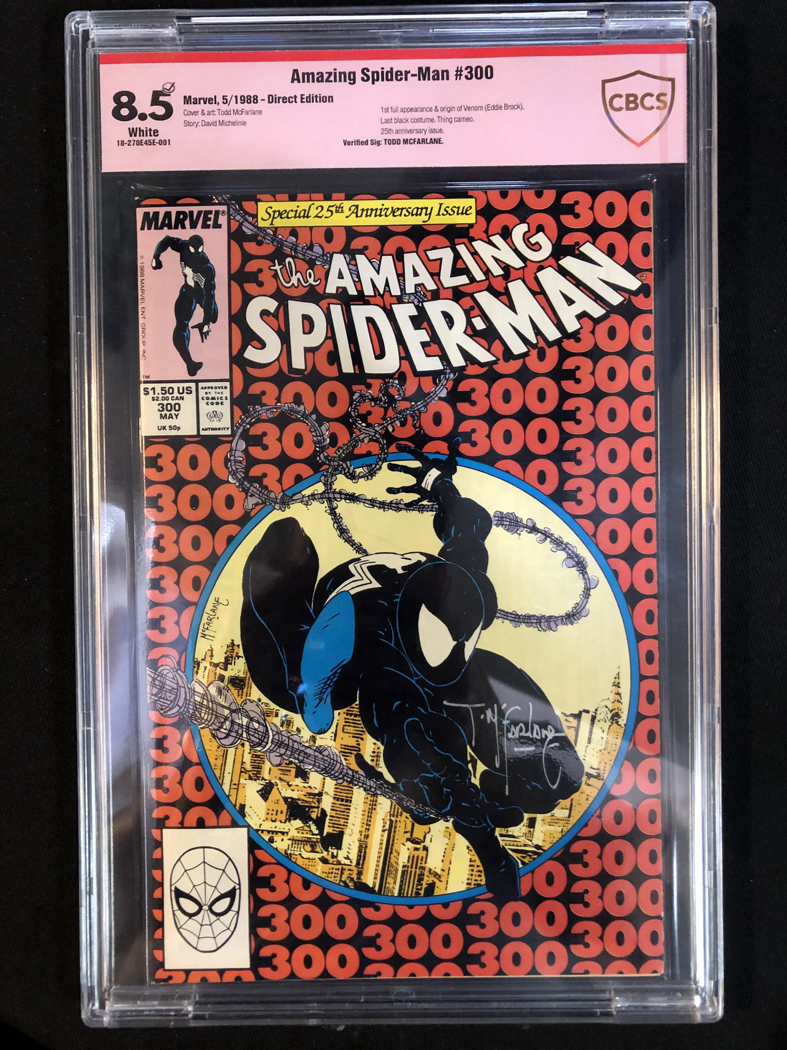 THE AMAZING SPIDER-MAN NO.300 CBCS 8.5 (MARVEL COMICS, 1988) (1 of 1)