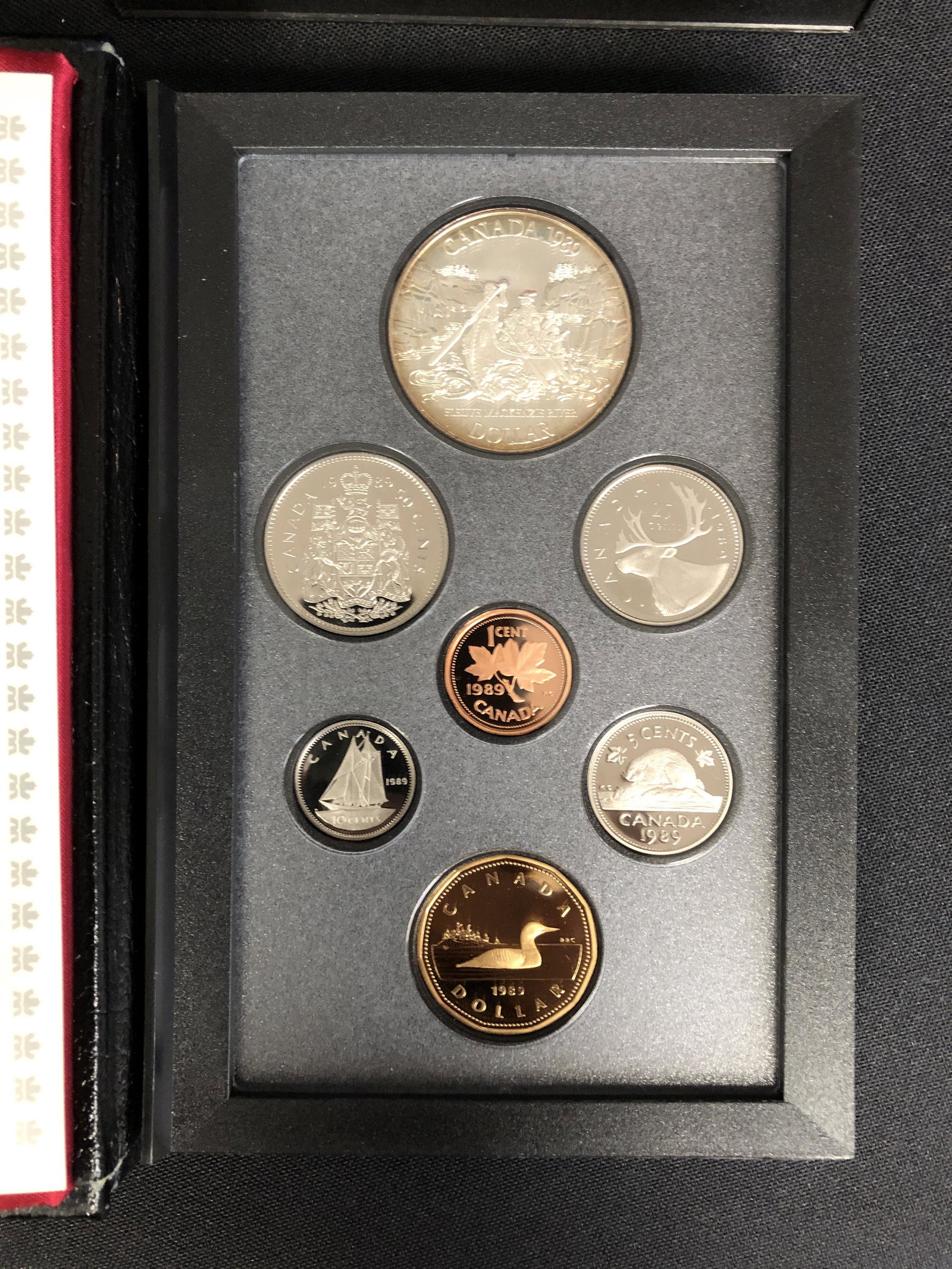 1989 CANADIAN  DOUBLE DOLLAR SILVER PROOF SET (1 of 2)