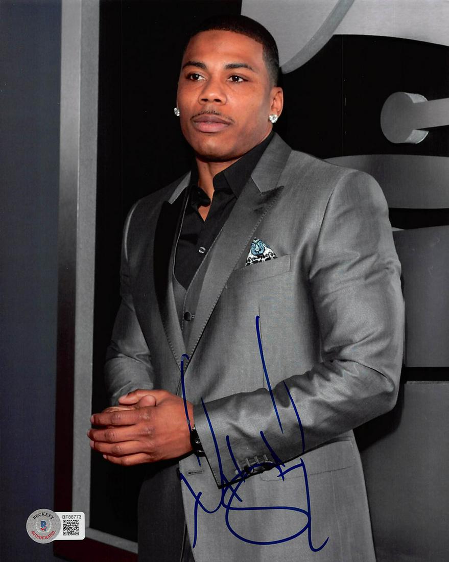 Nelly Hip Hop Artist Authentic Signed 8x10 Photo Autographed (BAS Witnessed) (1 of 1)