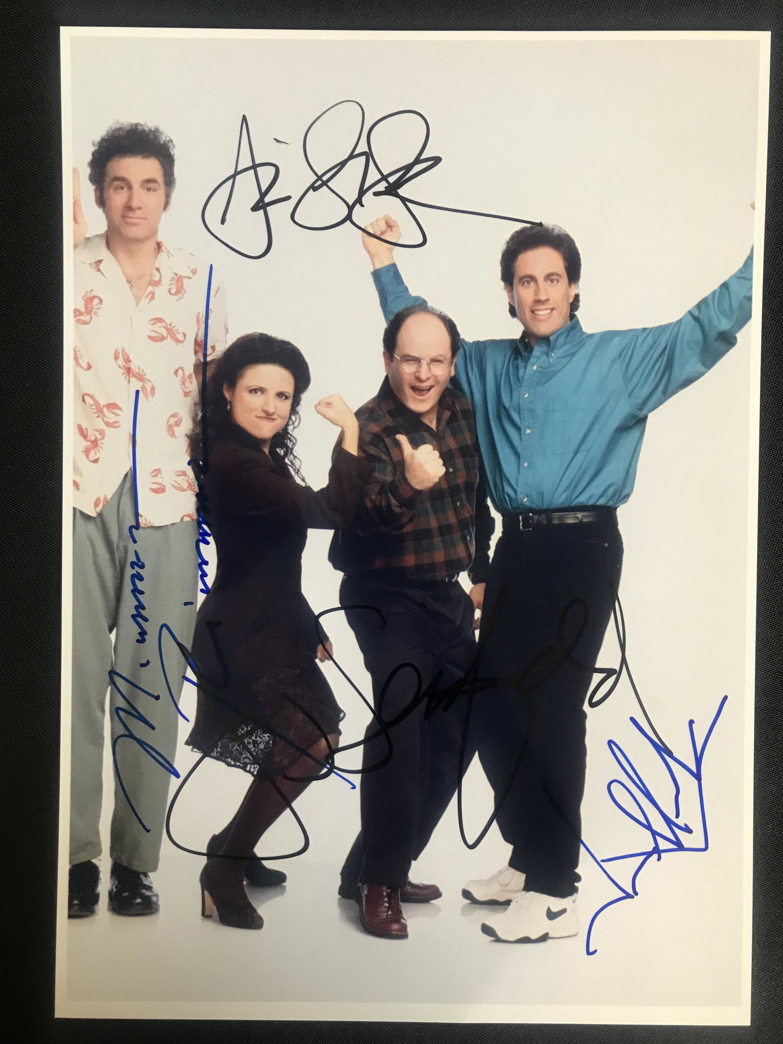 SEINFELD CAST SIGNED 8X10 PHOTO (RA COA): SEINFELD CAST SIGNED 8X10 PHOTO (RA COA)