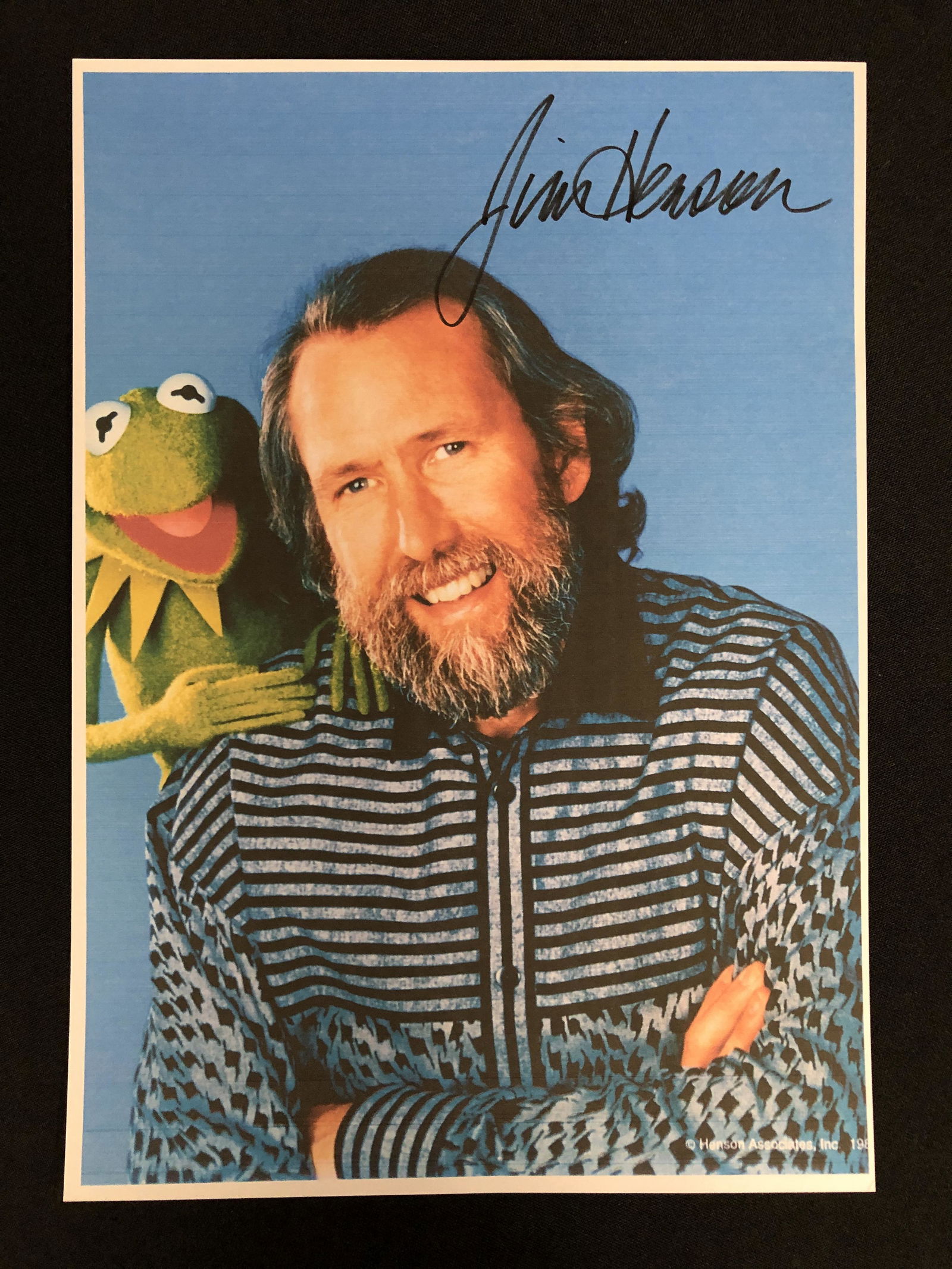 JIM HENSON SIGNED 8X10 PHOTO (RA COA) (1 of 2)