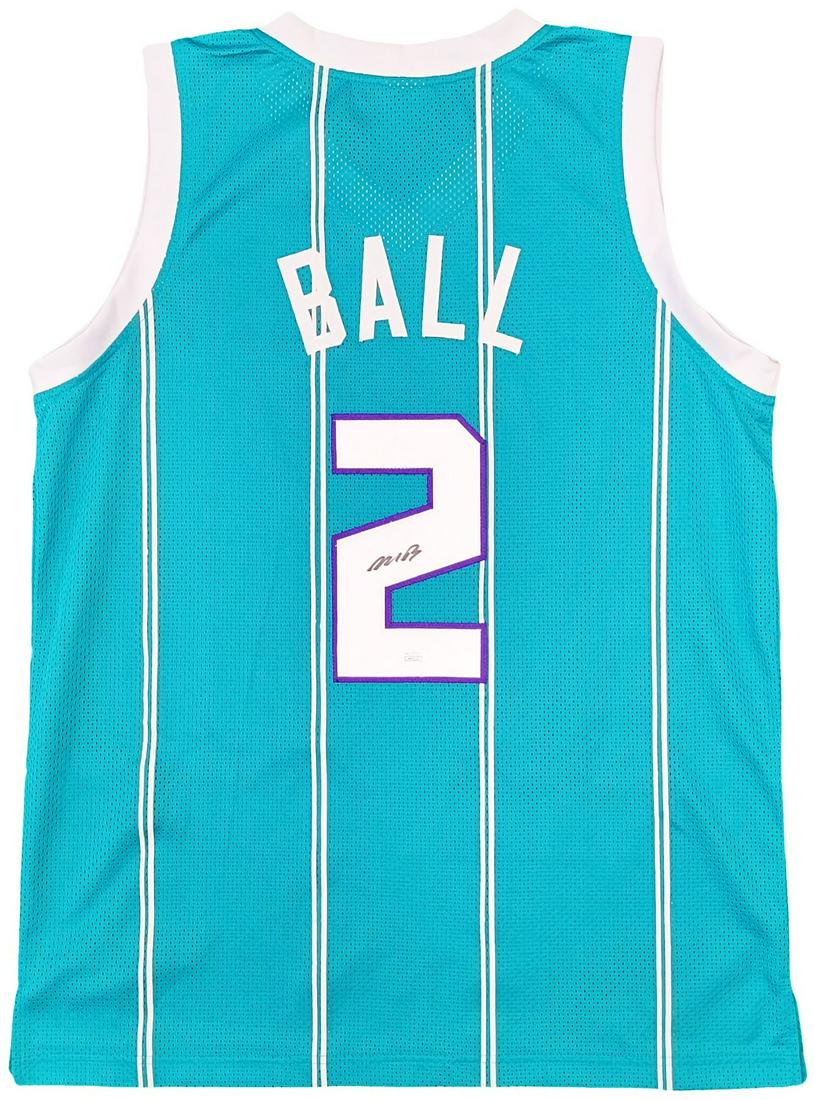 LAMELO BALL HORNETS SIGNED PRO STYLE JERSEY (JSA COA) (1 of 4)