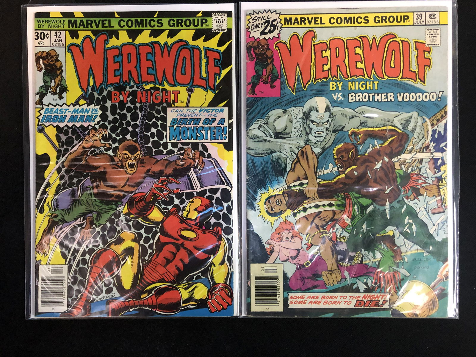 WEREWOLF BY NIGHT NO.39/NO.42 (MARVEL COMICS) (1 of 1)