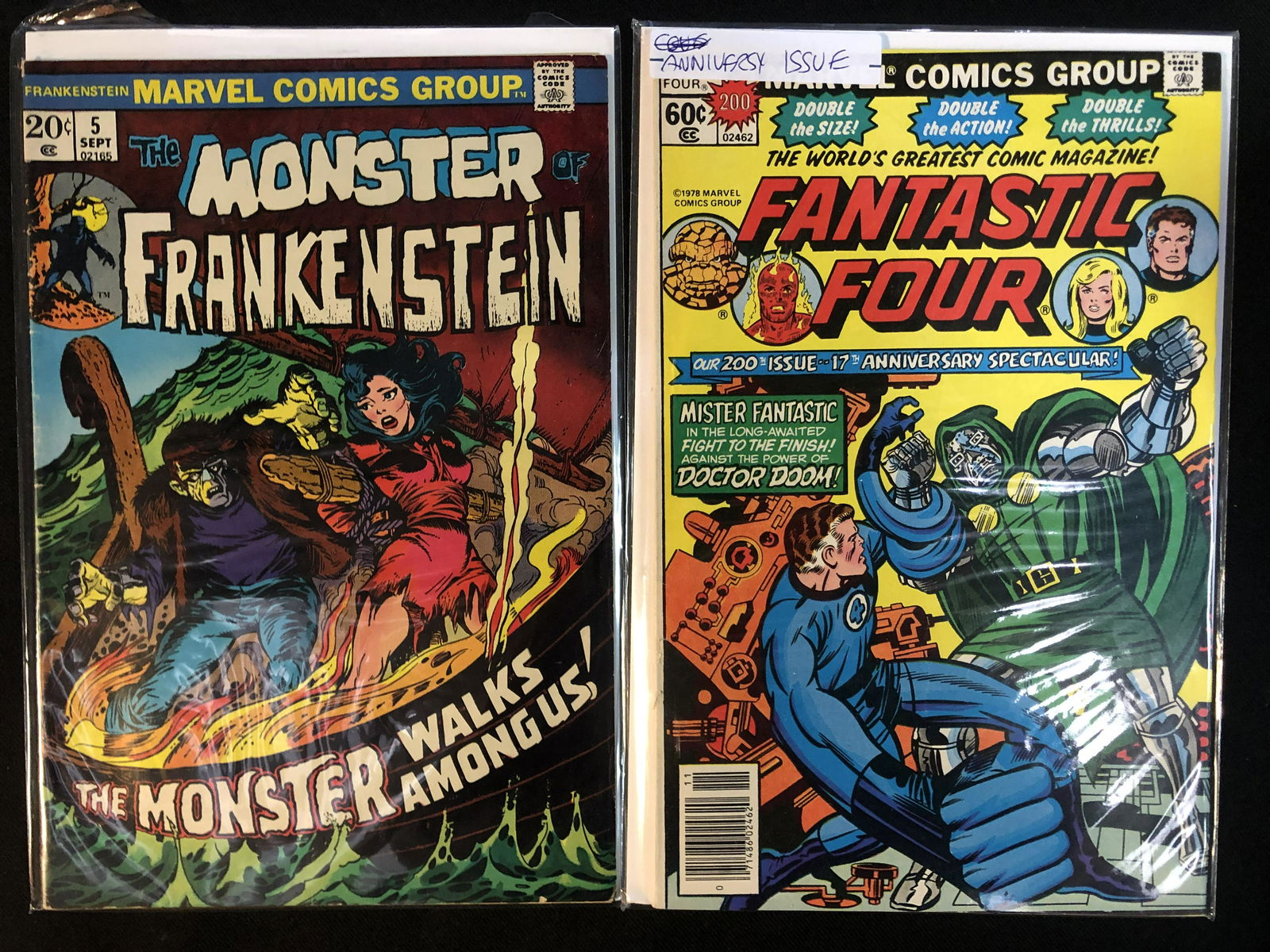 THE MONSTER FRANKENSTEIN NO.5/FANTASTIC FOUR NO.200 (MARVEL COMICS) (1 of 1)