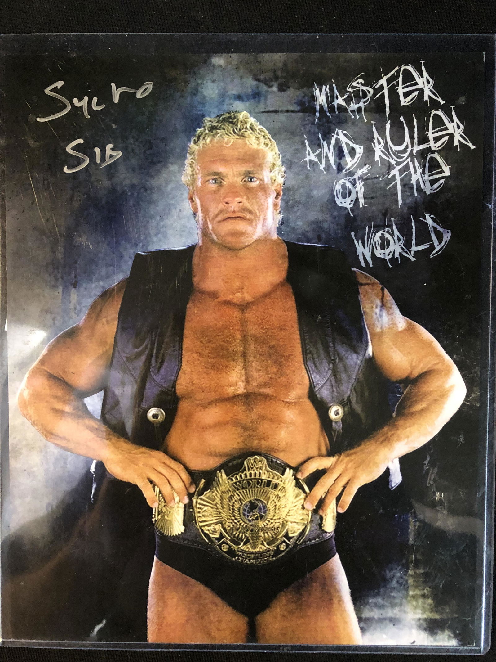 SYCHO SID SIGNED 8x10 PHOTO (COA) (1 of 2)