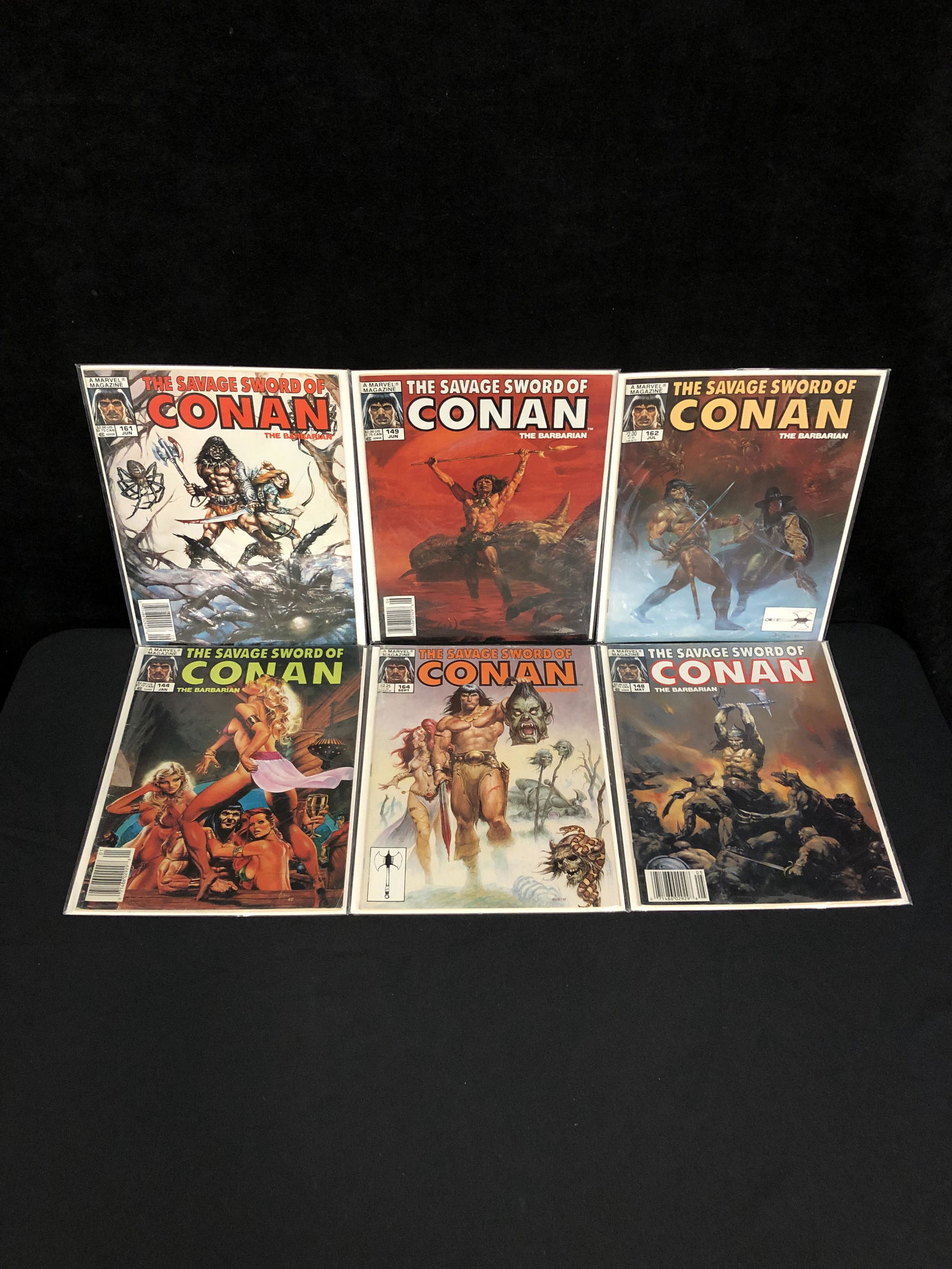 THE SAVAGE SWORD OF CONAN THE BARBARIAN COMIC BOOK LOT (MARVEL MAGAZINE) (1 of 1)